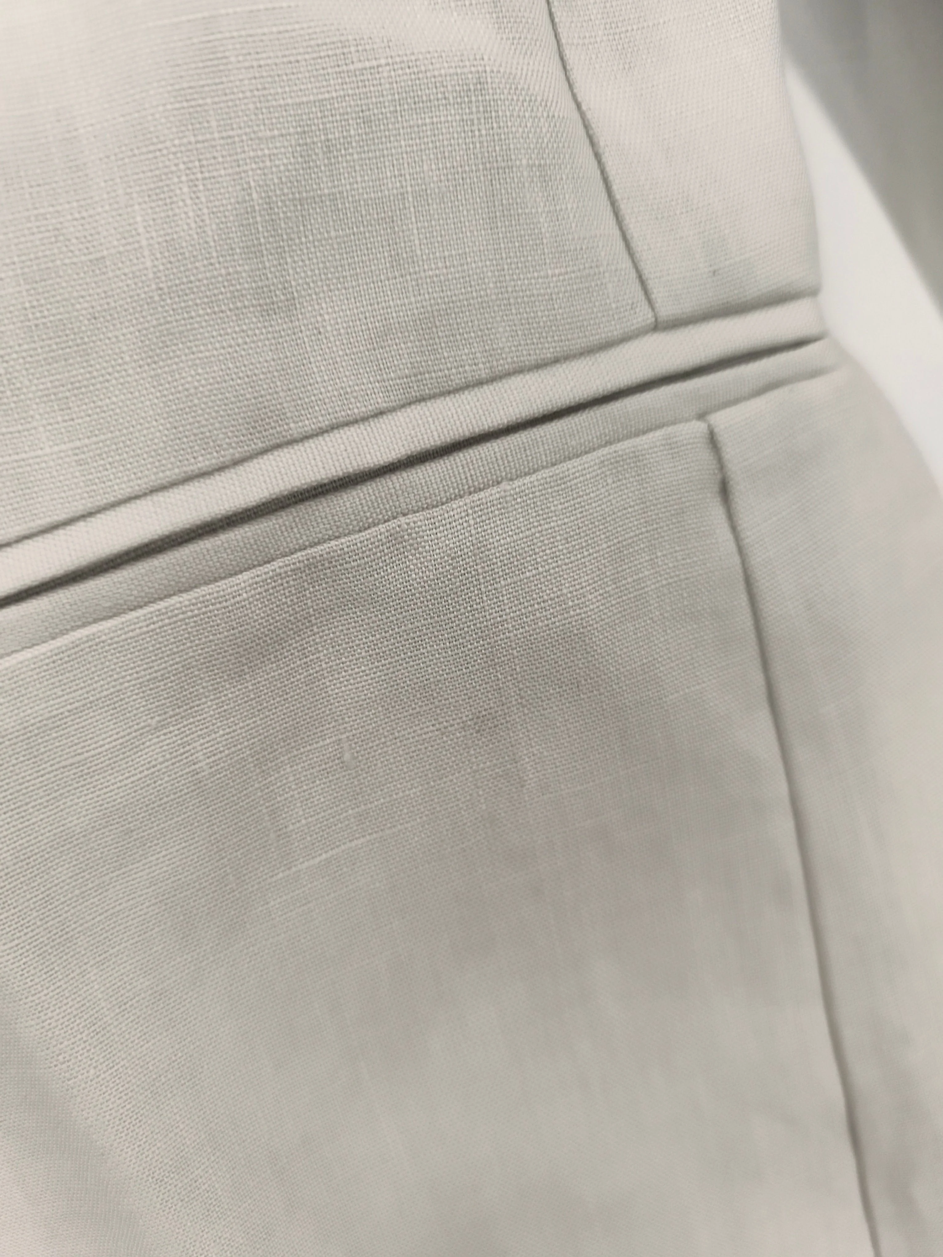 Paul Smith Men's Blazer Chest: 38 in Cream 100% Linen Overcoat - Image 5