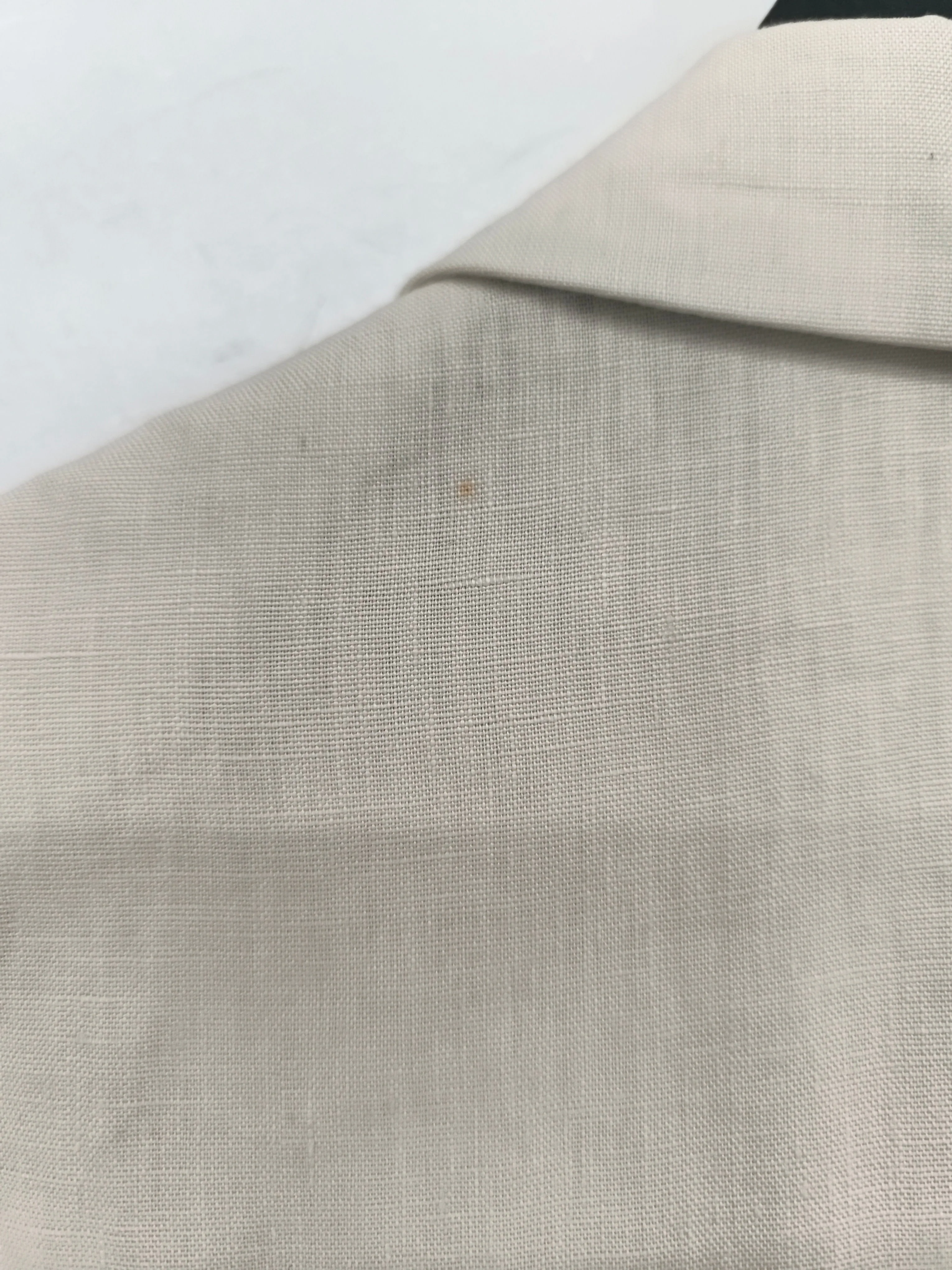 Paul Smith Men's Blazer Chest: 38 in Cream 100% Linen Overcoat - Image 6