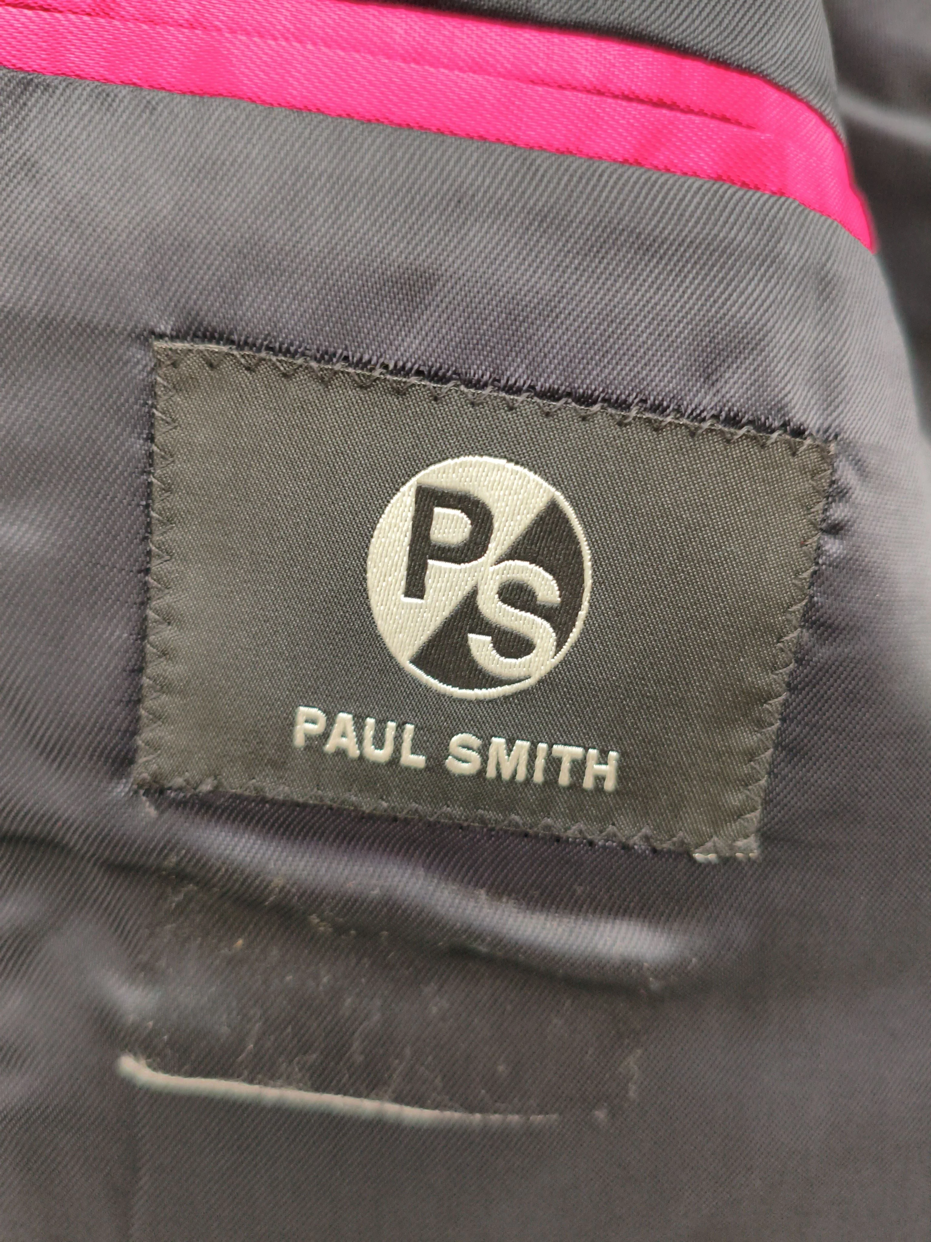 Paul Smith Men's Blazer Chest: 38 in Green Cotton with Linen, Viscose Overcoat - Image 6