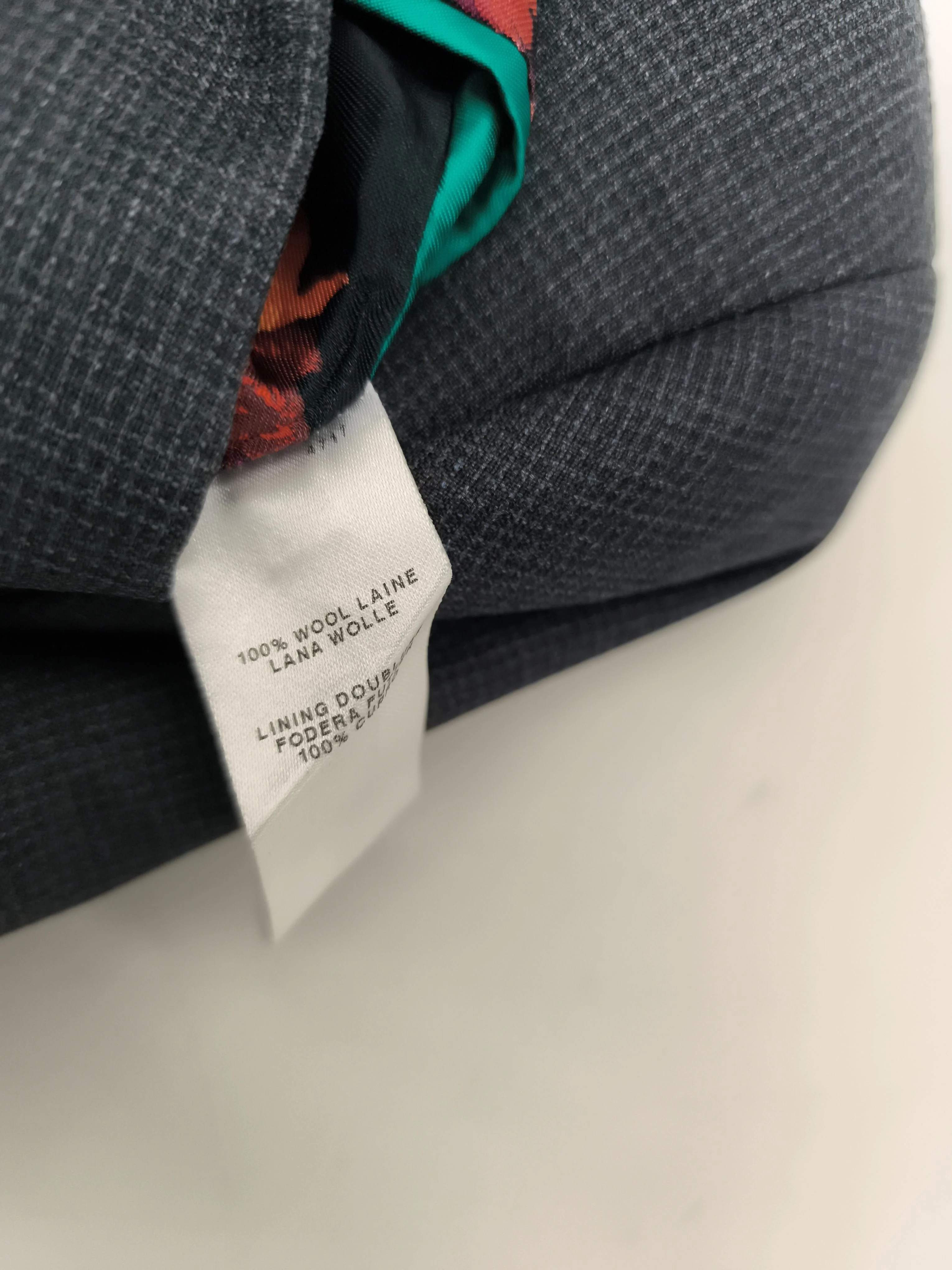 Paul Smith Men's Blazer Chest: 38 in Grey 100% Wool Overcoat New with tags - Image 6