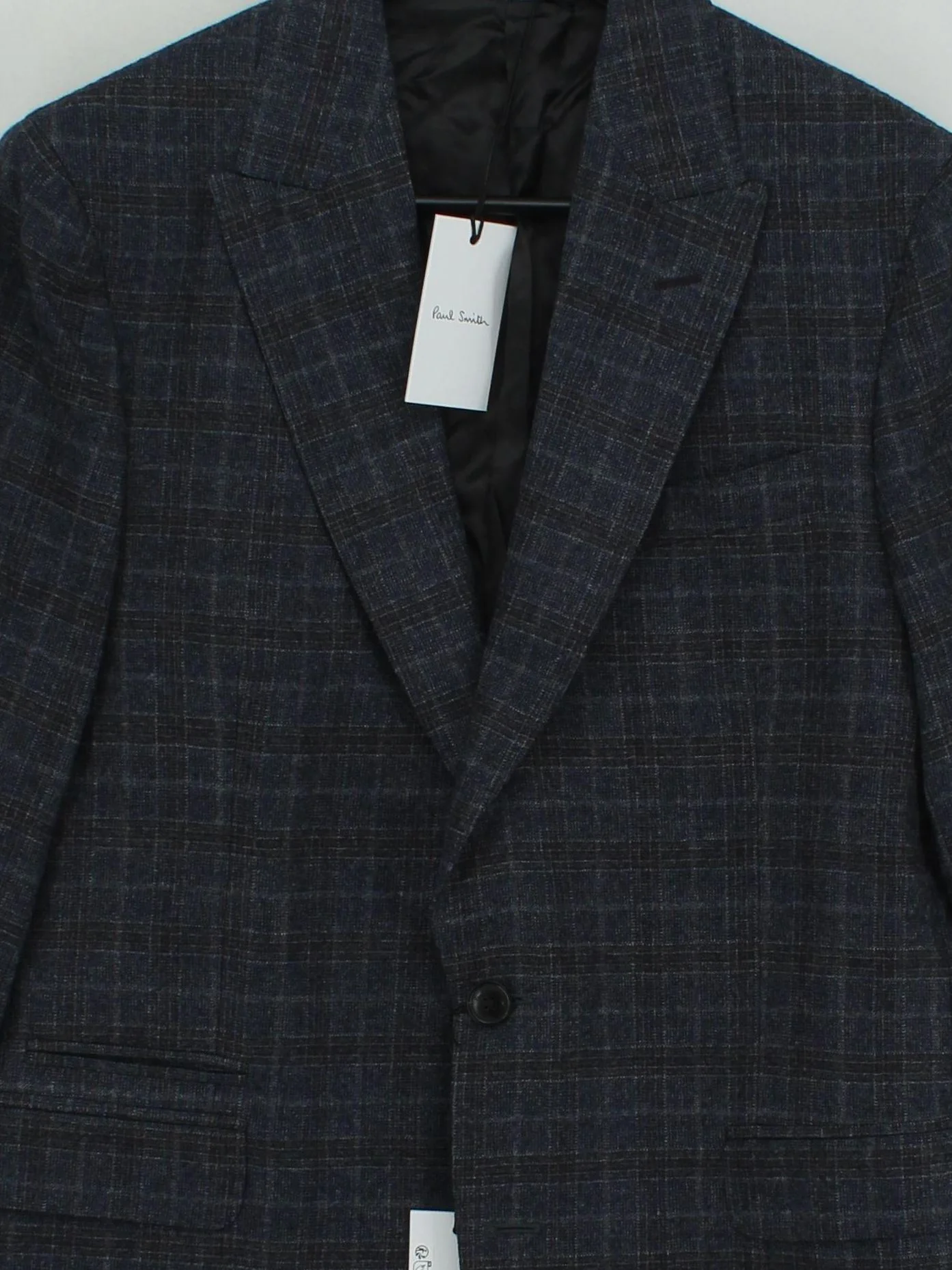 Paul Smith Men's Blazer Chest: 38 in Grey 100% Wool Overcoat New with tags - Image 3