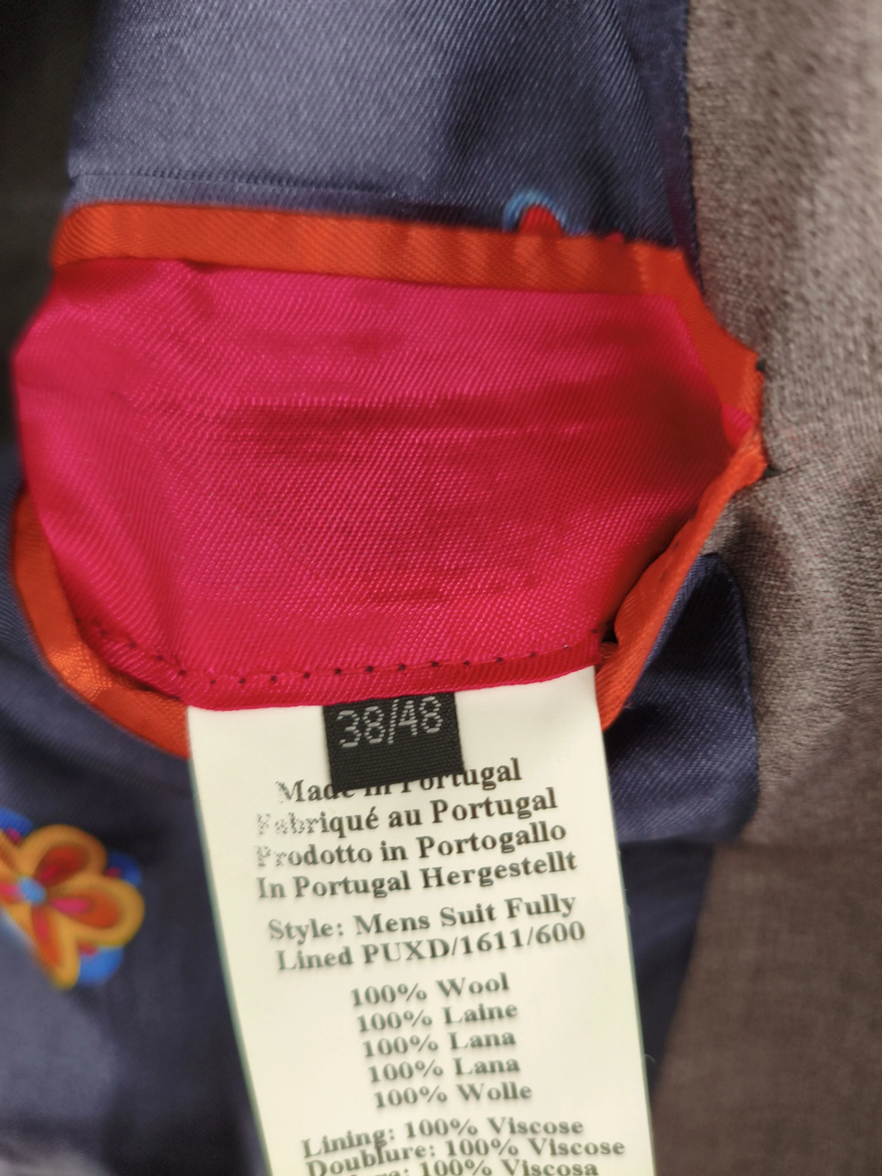 Paul Smith Men's Blazer Chest: 38 in Grey Wool New with tags - Image 6