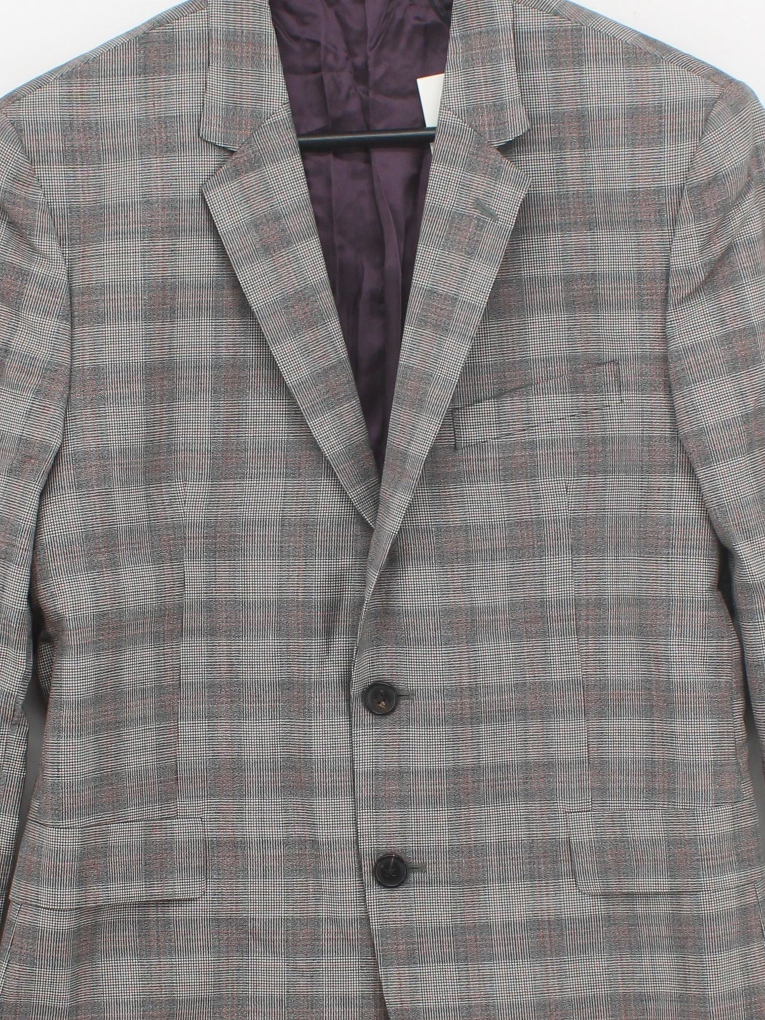 Paul Smith Men's Blazer Chest: 38 in Grey Wool with Linen Overcoat New with tags - Image 3