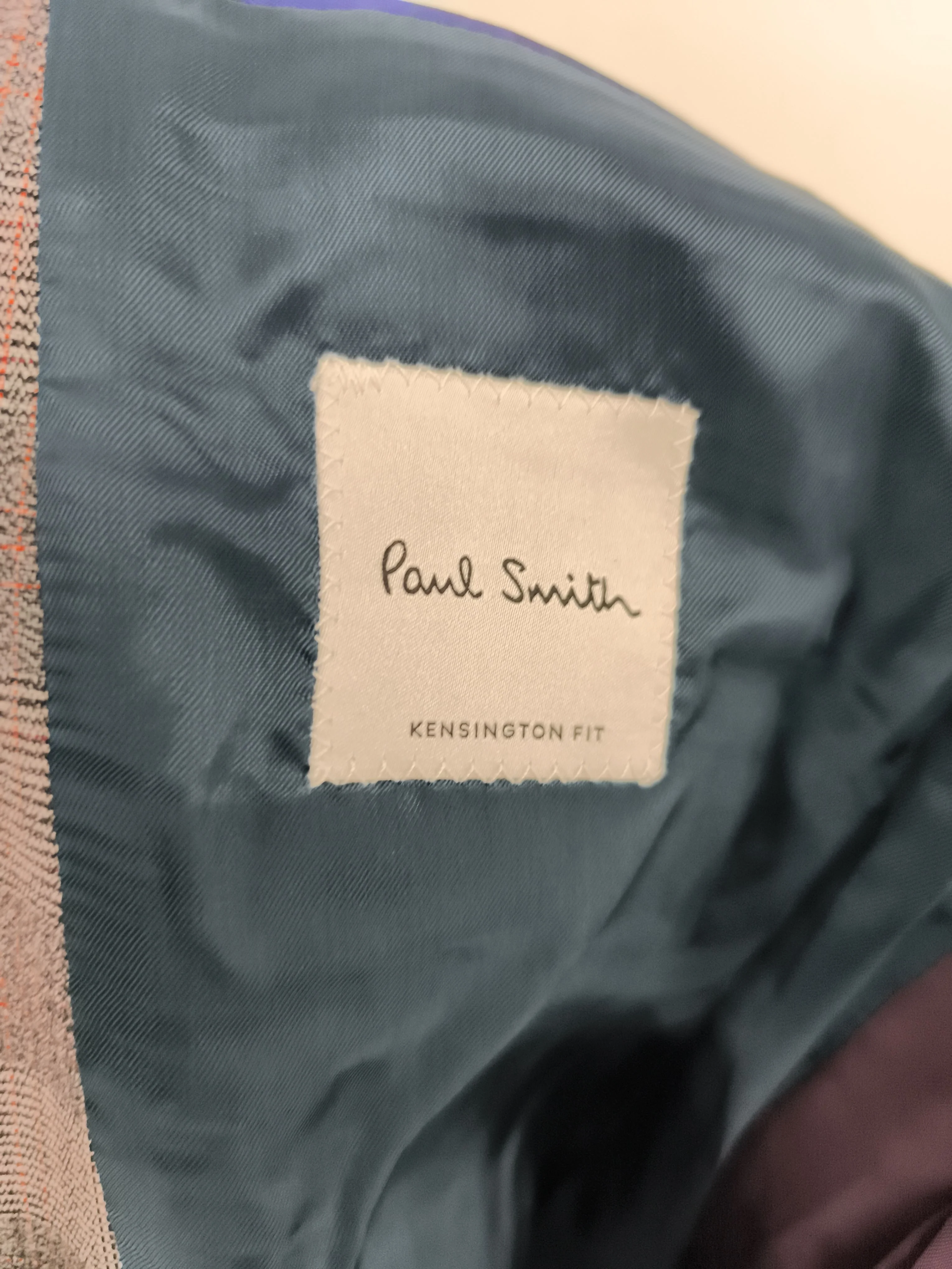 Paul Smith Men's Blazer Chest: 38 in Grey Wool with Linen Overcoat New with tags - Image 5