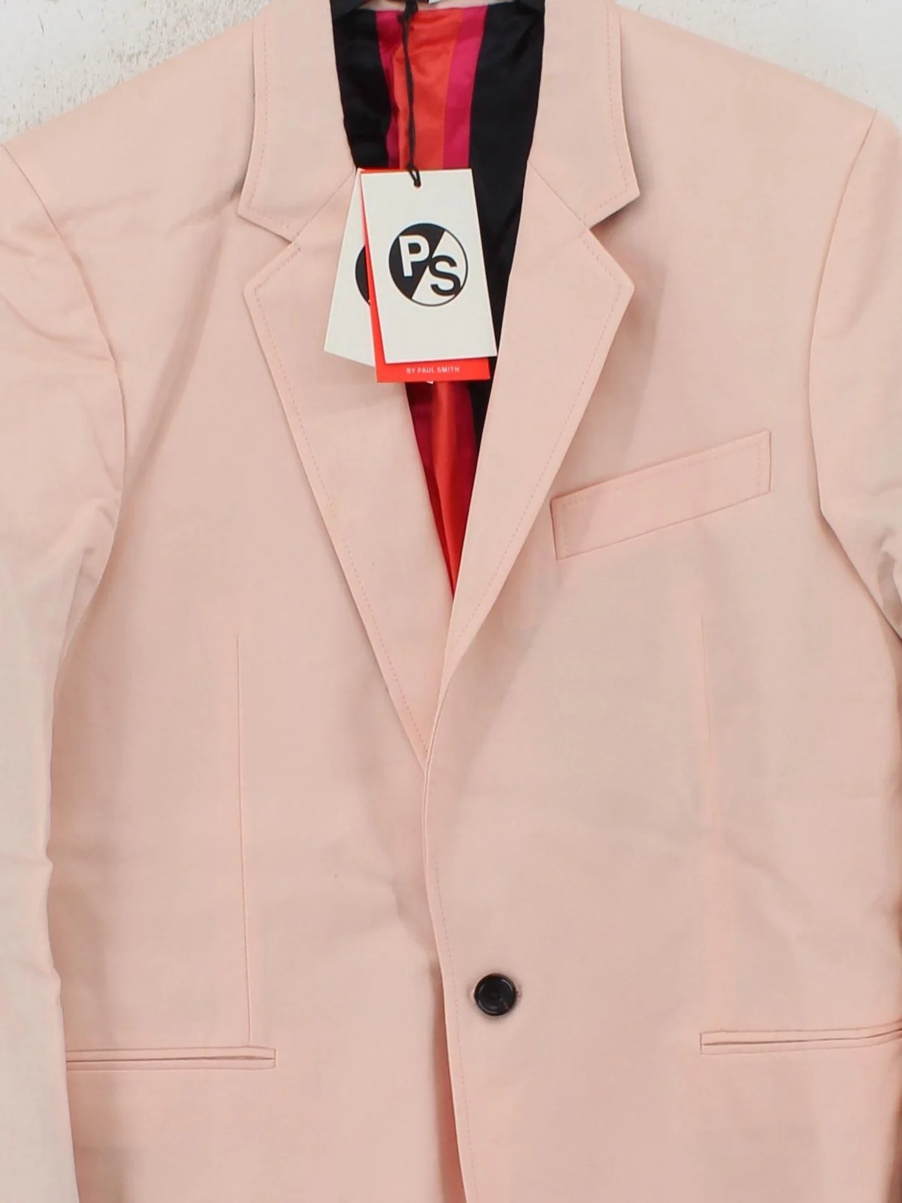 Paul Smith Men's Blazer Chest: 38 in Pink Cotton New with tags - Image 3