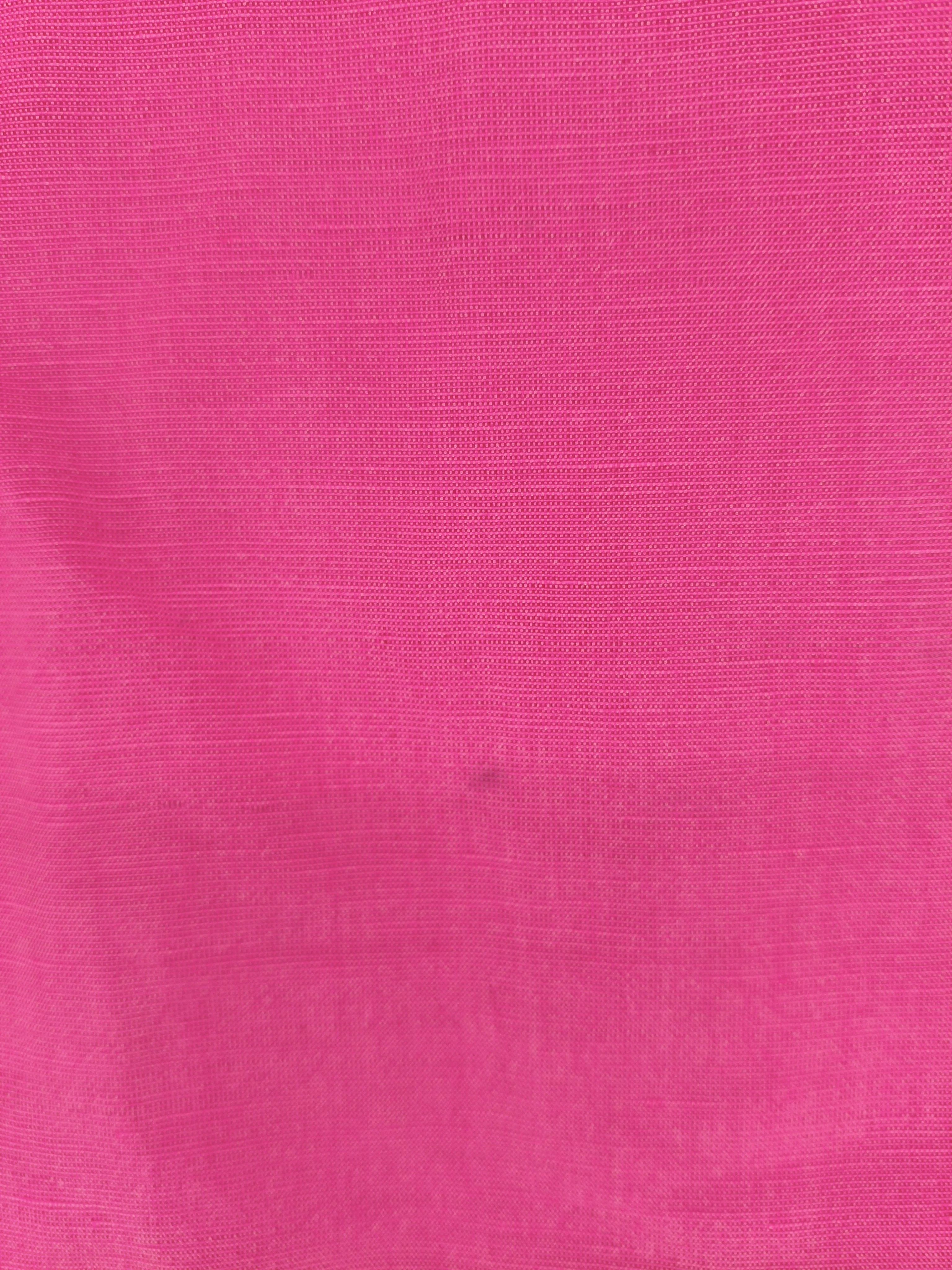 Paul Smith Men's Blazer Chest: 38 in Pink Silk with Wool, Linen Overcoat - Image 5