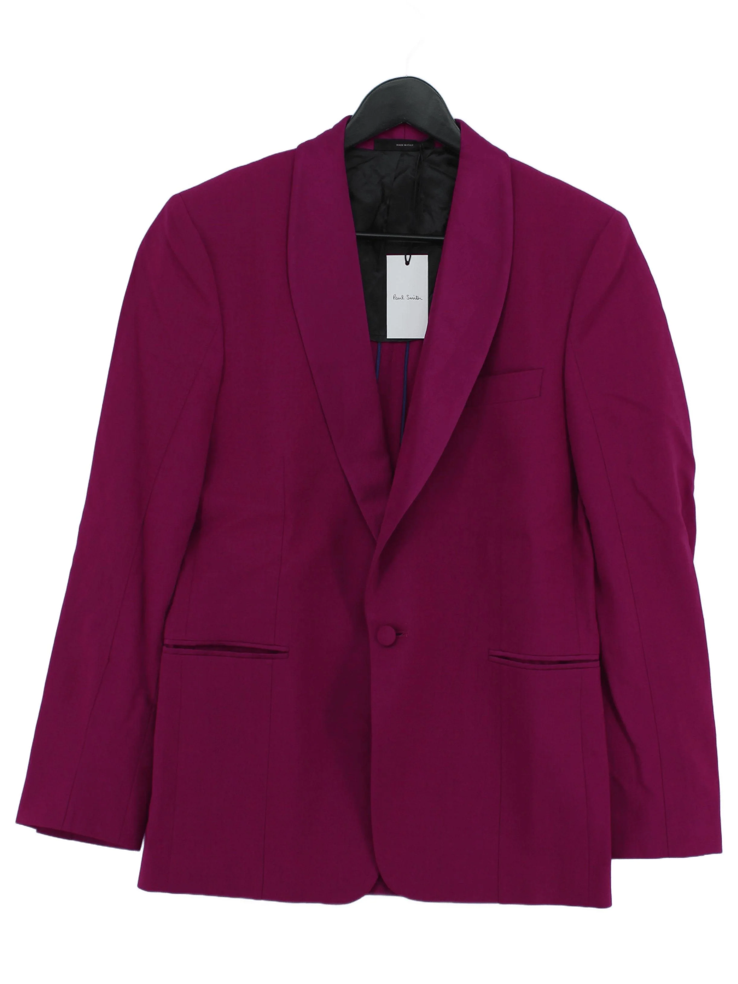 Paul Smith Men's Blazer Chest: 38 in Purple 100% Wool Overcoat New with tags