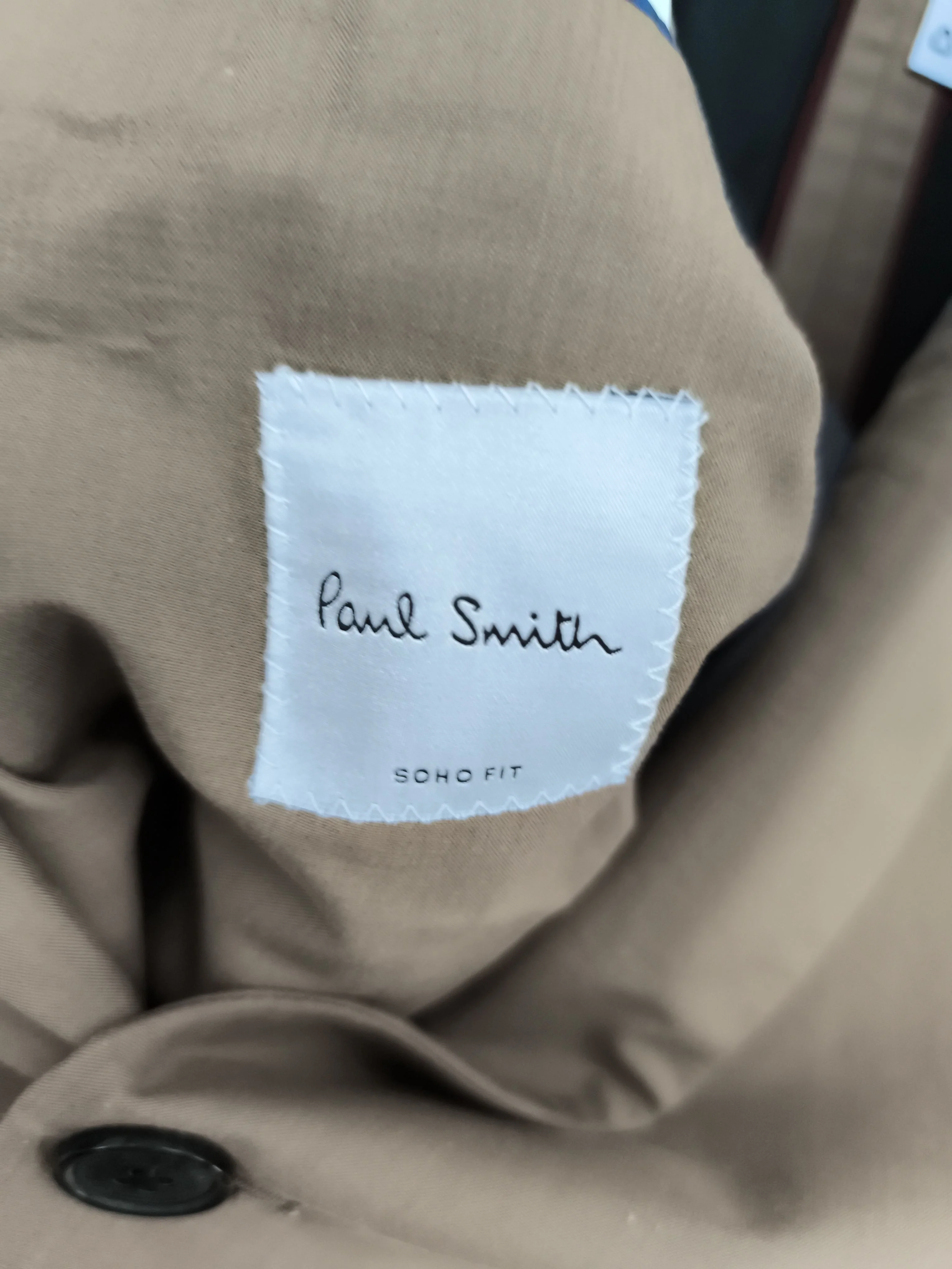 Paul Smith Men's Blazer Chest: 38 in Tan Viscose New with tags - Image 5