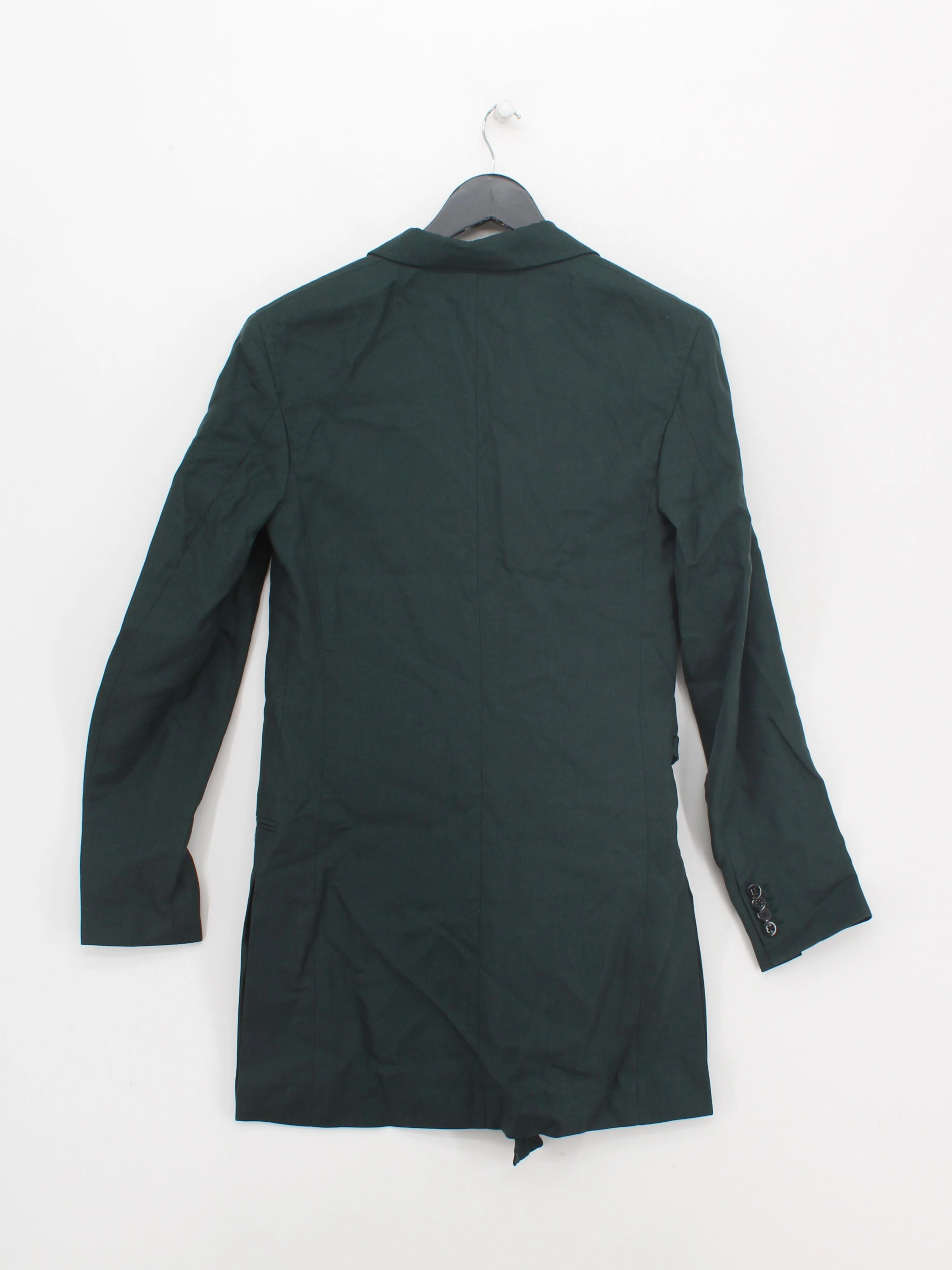 Paul Smith Men's Blazer Chest: 40 in Green Wool with Linen, Silk, Other Overcoat - Image 2