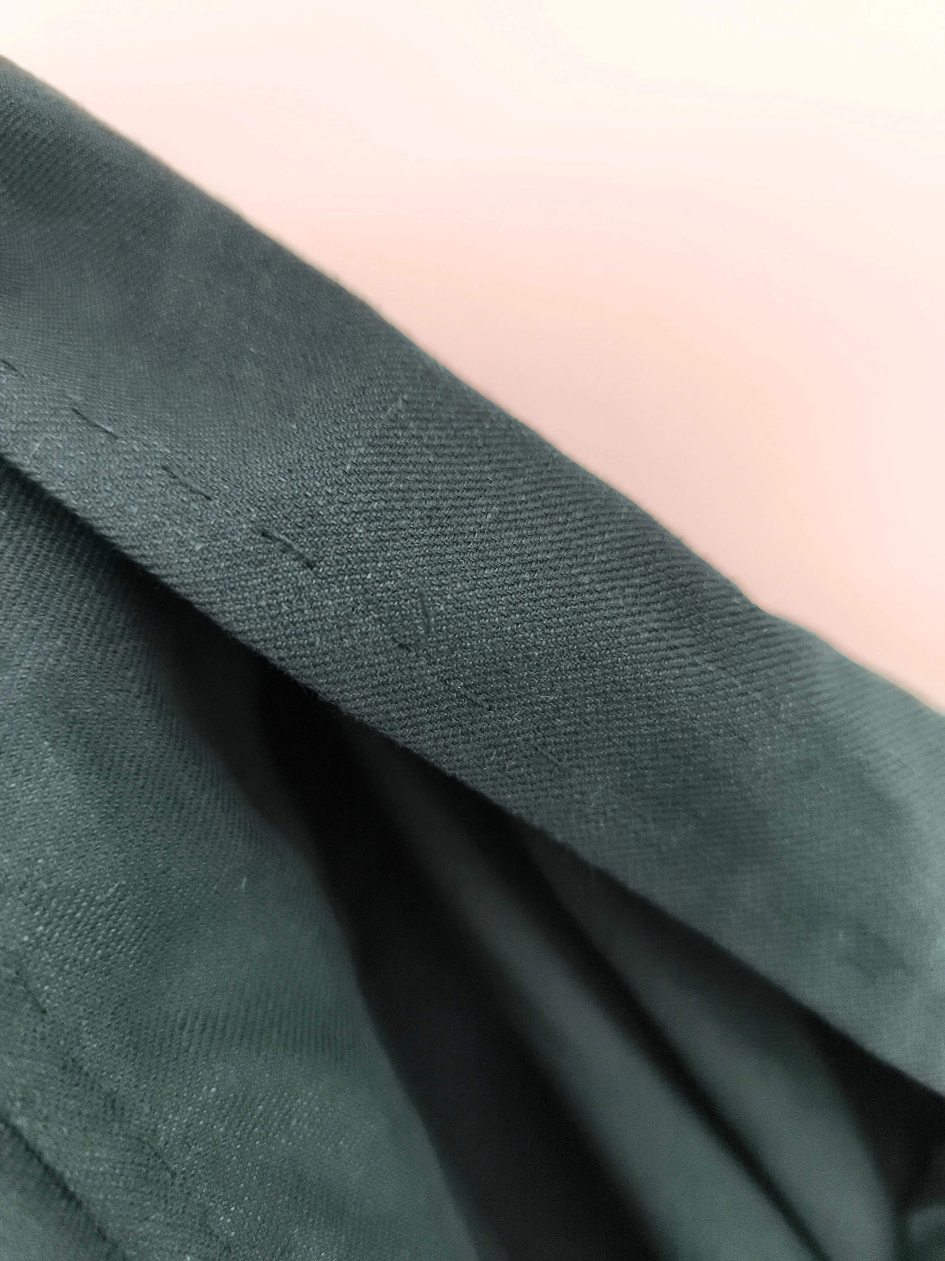 Paul Smith Men's Blazer Chest: 40 in Green Wool with Linen, Silk, Other Overcoat - Image 5