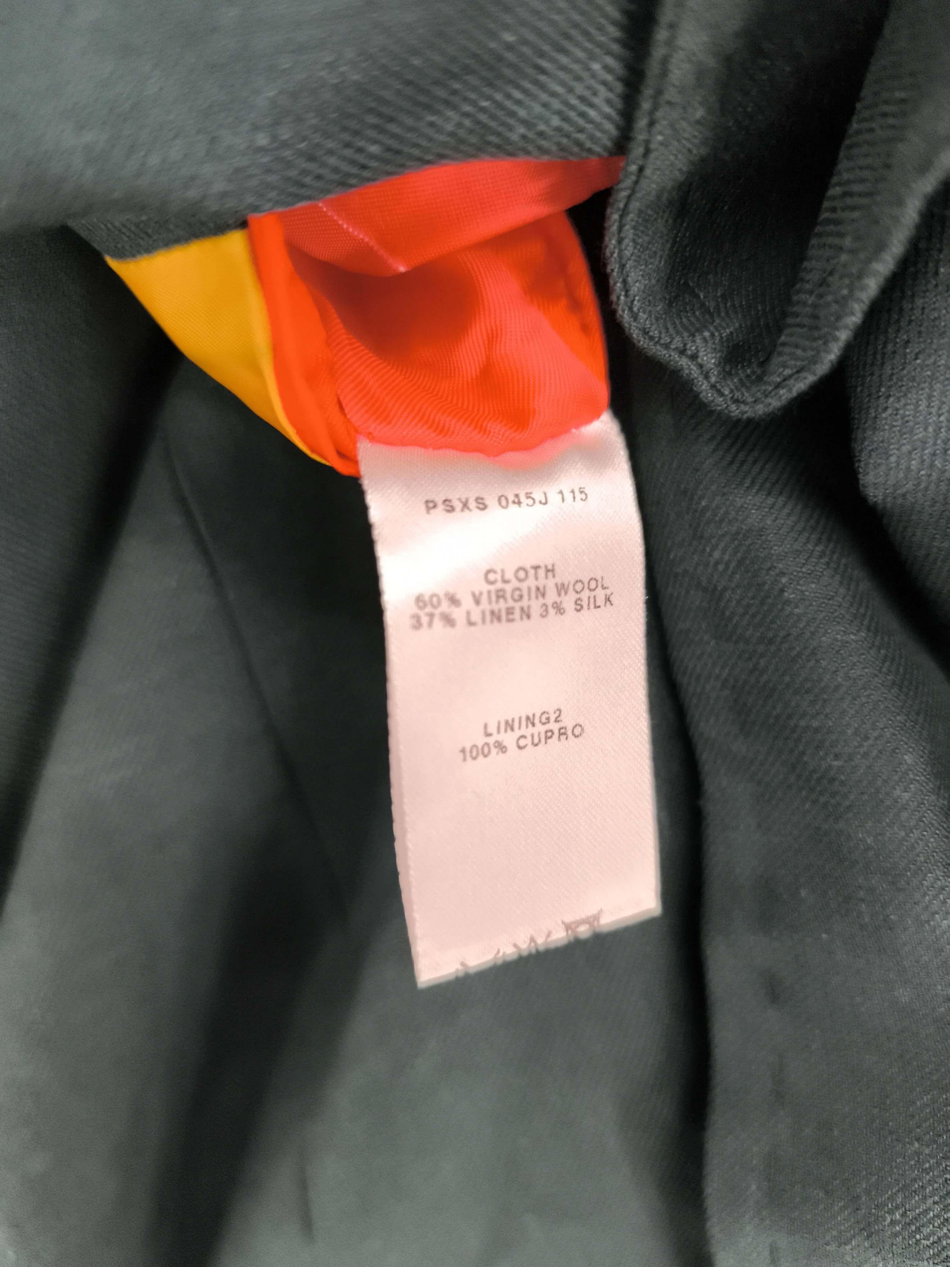 Paul Smith Men's Blazer Chest: 40 in Green Wool with Linen, Silk, Other Overcoat - Image 7