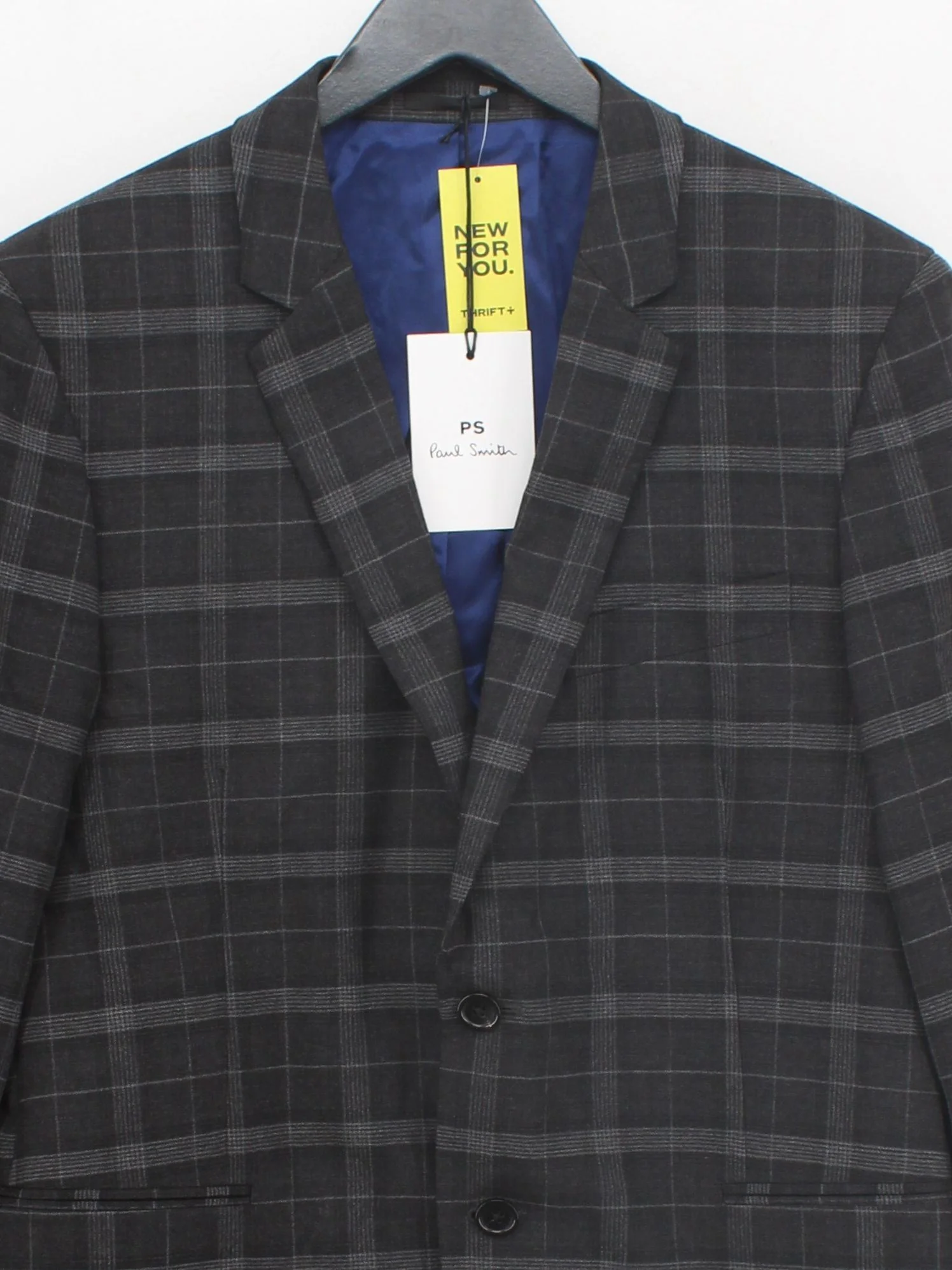Paul Smith Men's Blazer Chest: 40 in Grey Wool New with tags - Image 3