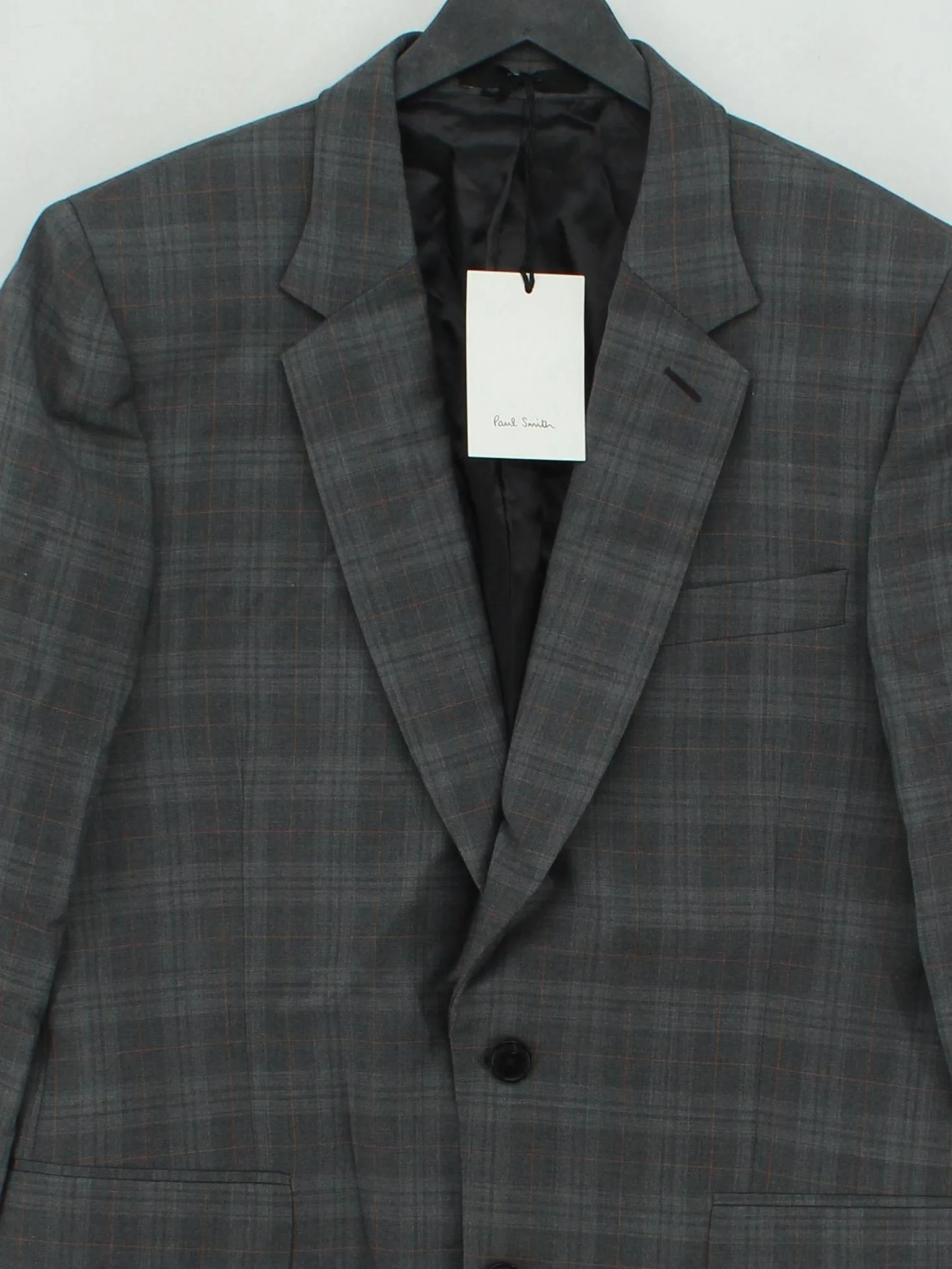 Paul Smith Men's Blazer Chest: 40 in Grey Wool with Other Overcoat New with tags - Image 3