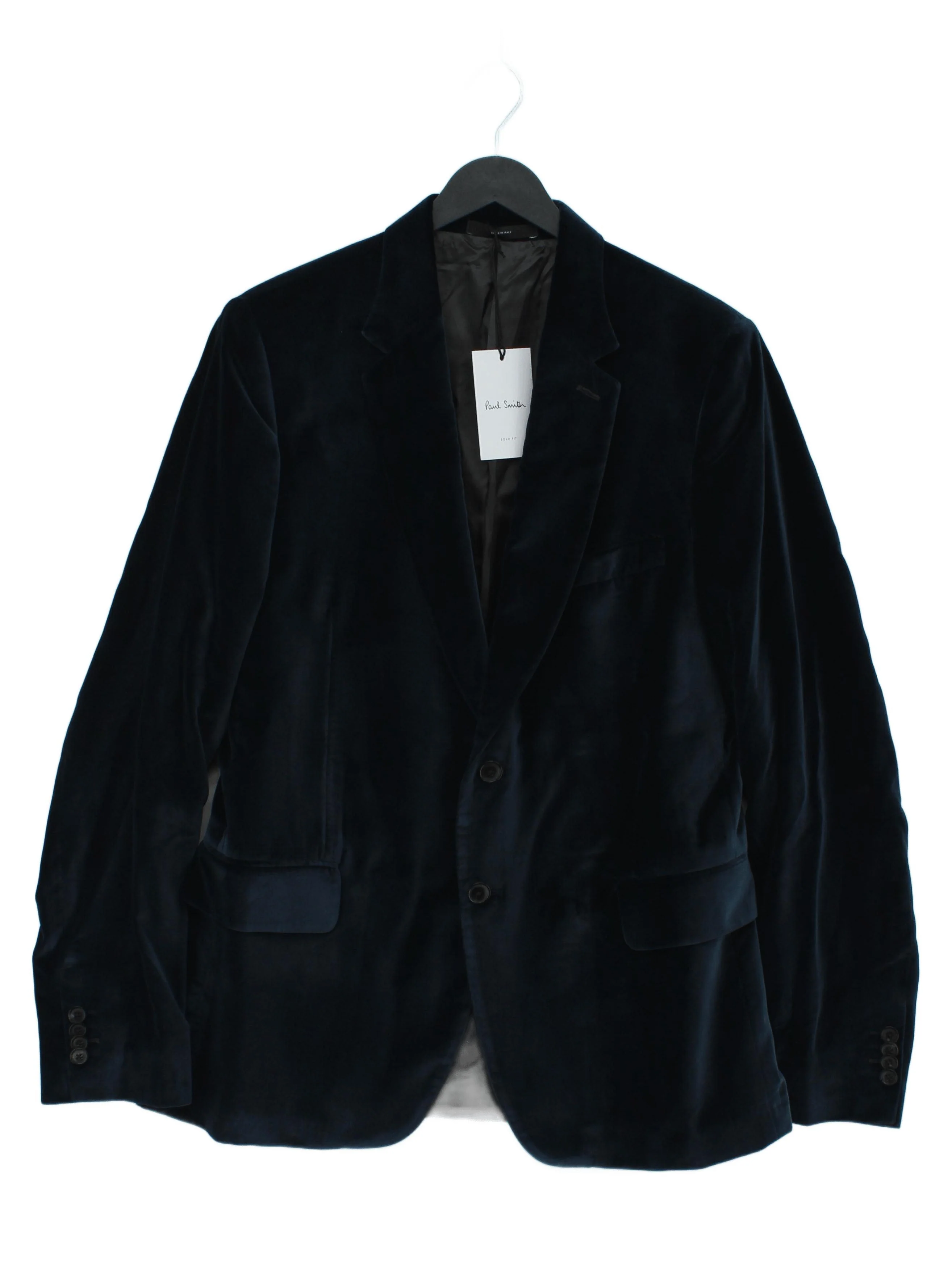 Paul Smith Men's Blazer Chest: 42 in Blue 100% Other Overcoat New with tags