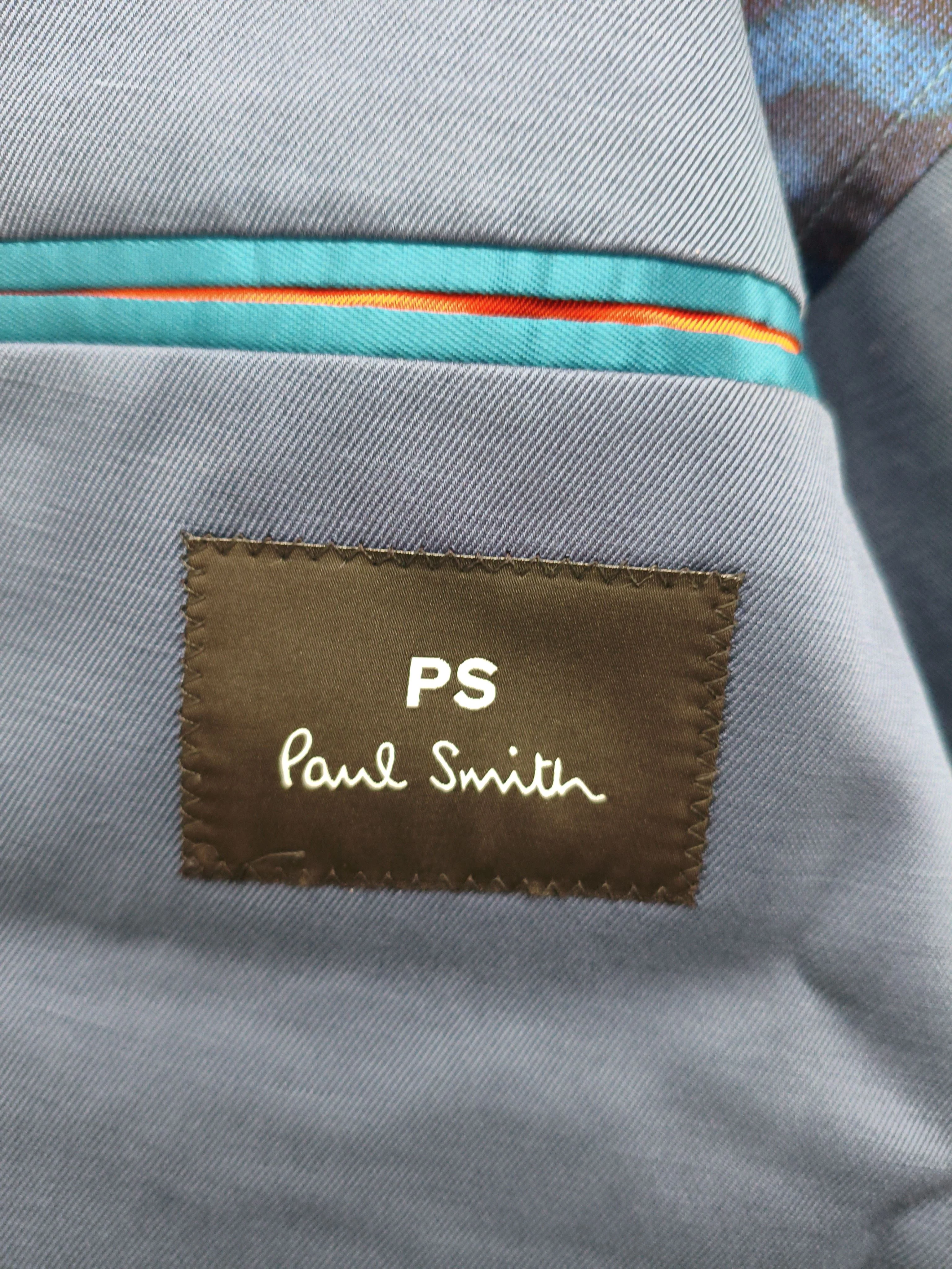Paul Smith Men's Blazer Chest: 42 in Blue Cotton New with tags - Image 5