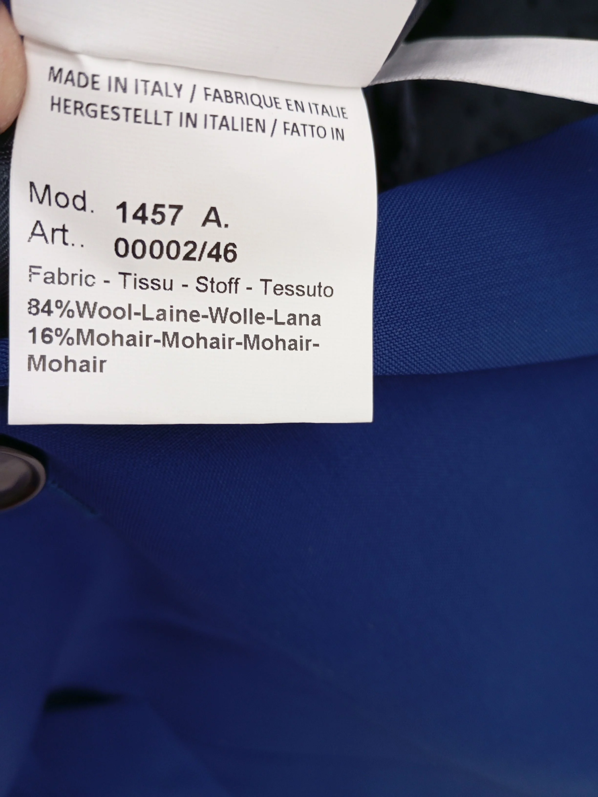 Paul Smith Men's Blazer Chest: 42 in Blue Wool New with tags - Image 6