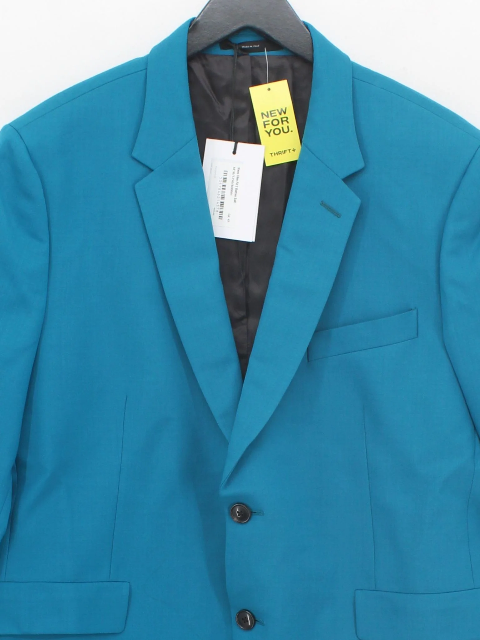 Paul Smith Men's Blazer Chest: 42 in Blue Wool with Other Overcoat New with tags - Image 3