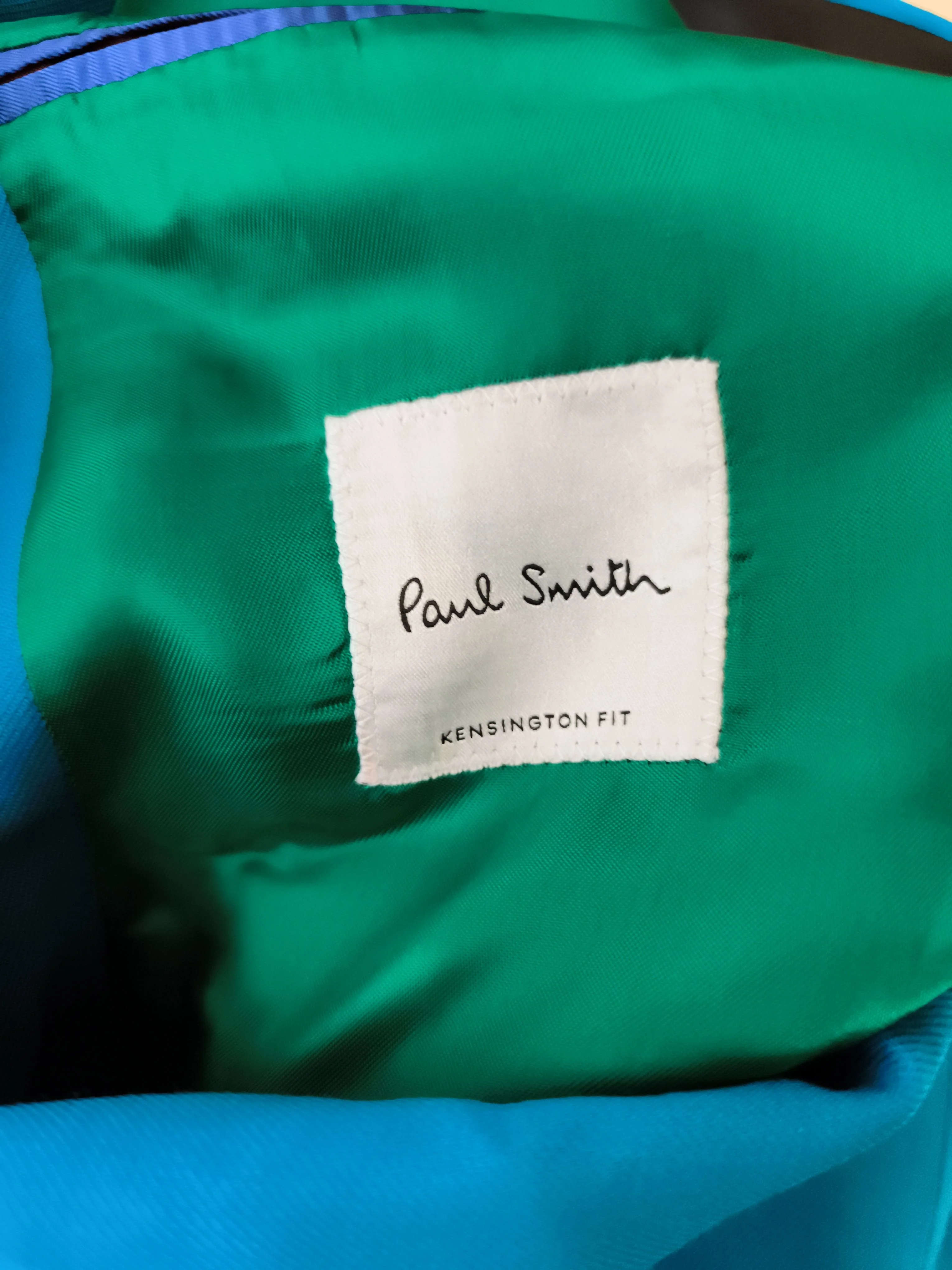 Paul Smith Men's Blazer Chest: 42 in Blue Wool with Other Overcoat New with tags - Image 5