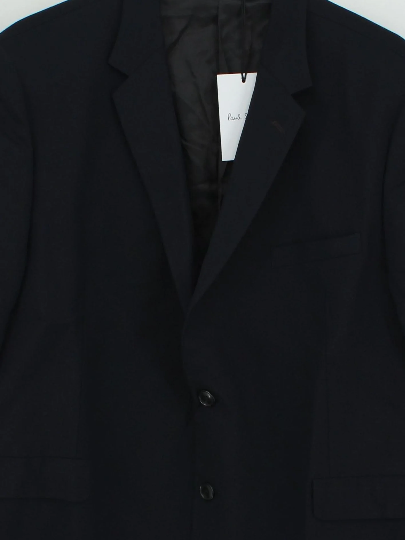 Paul Smith Men's Blazer Chest: 44 in Black 100% Other Overcoat New with tags - Image 3