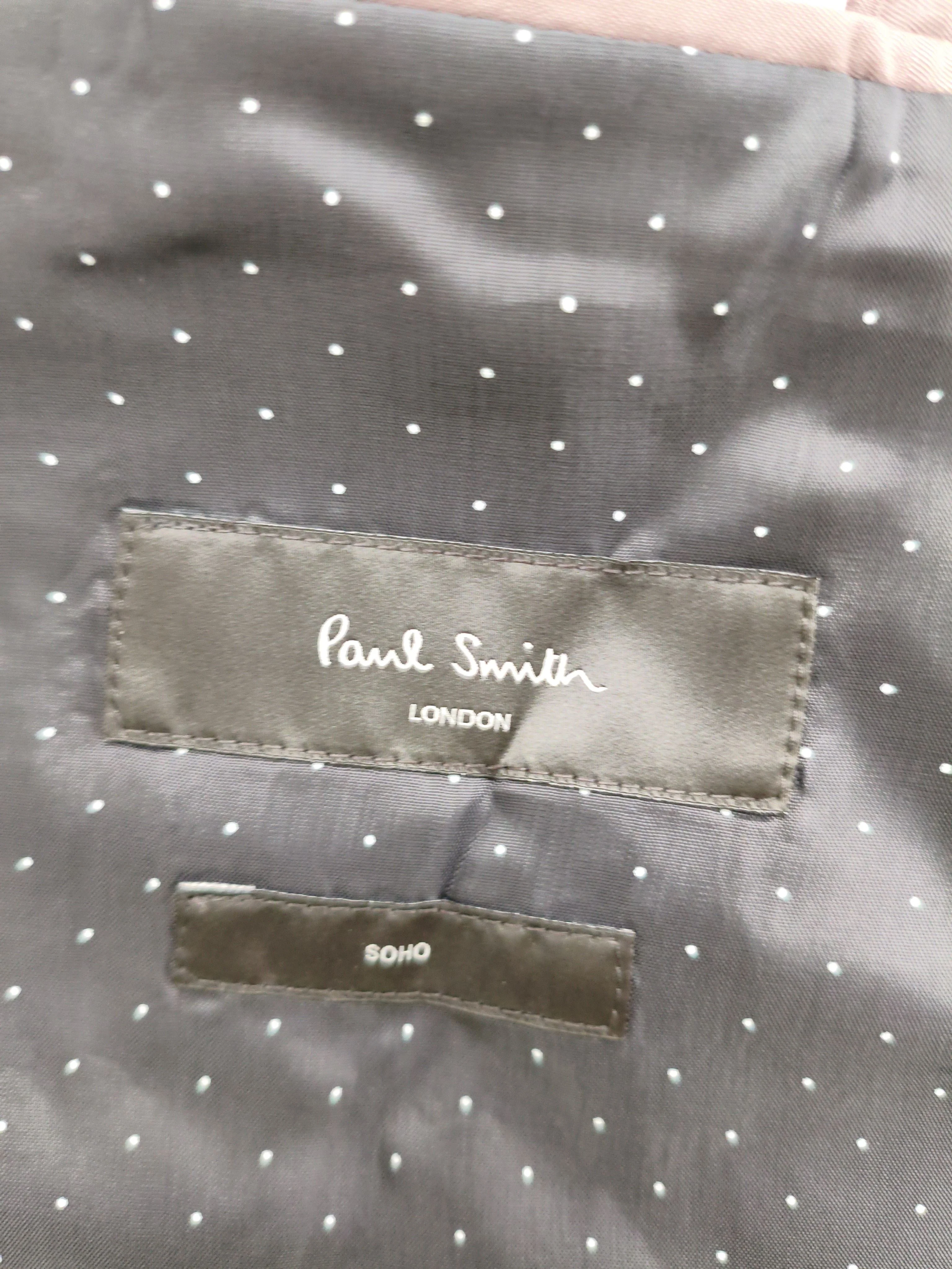 Paul Smith Men's Blazer Chest: 44 in Black 100% Wool Overcoat New with tags - Image 5