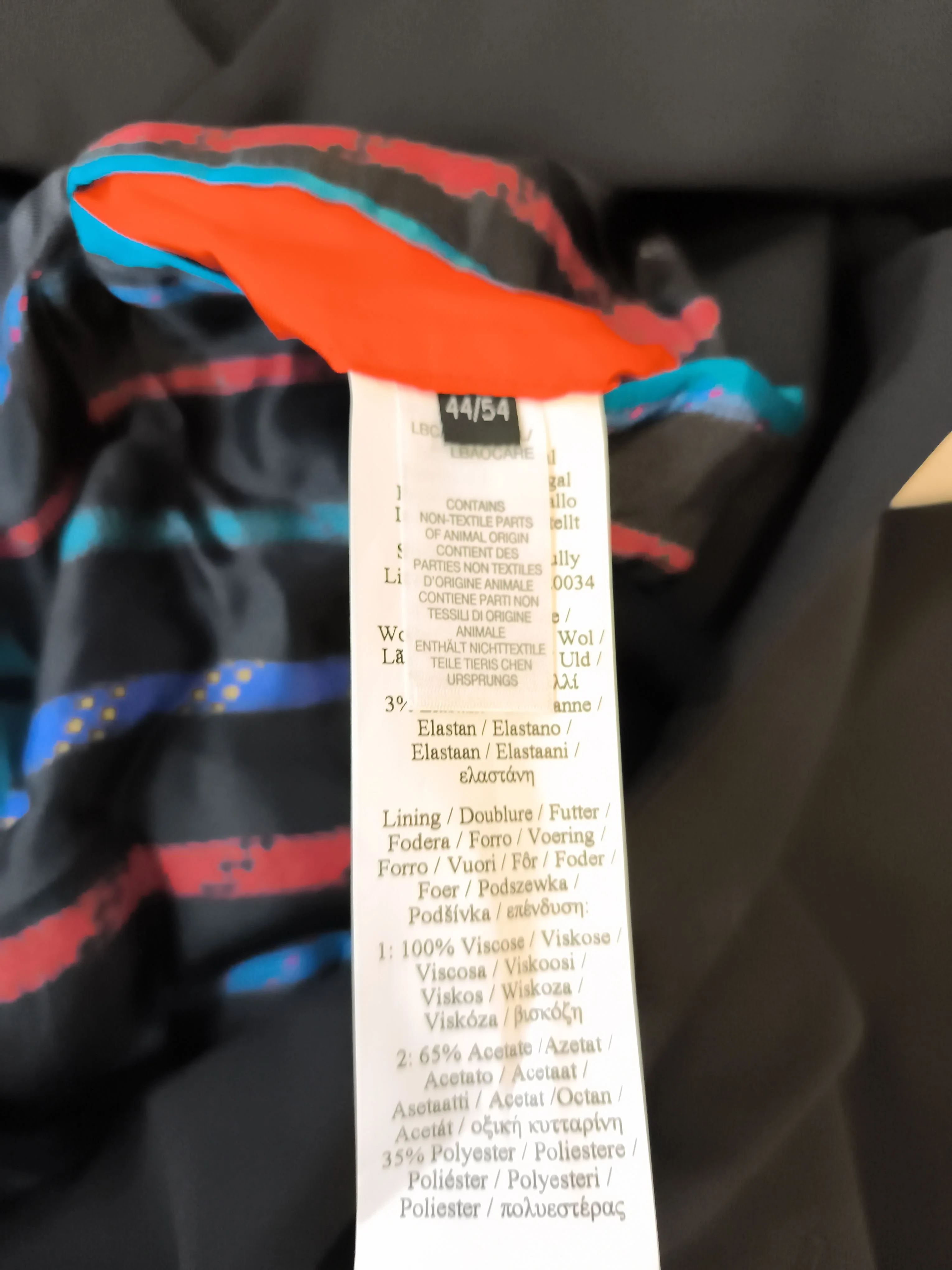 Paul Smith Men's Blazer Chest: 44 in Black Acetate New with tags - Image 6