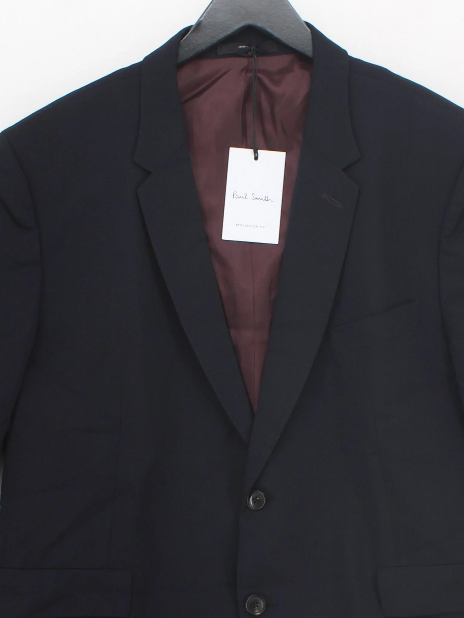 Paul Smith Men's Blazer Chest: 44 in Blue Wool New with tags - Image 3