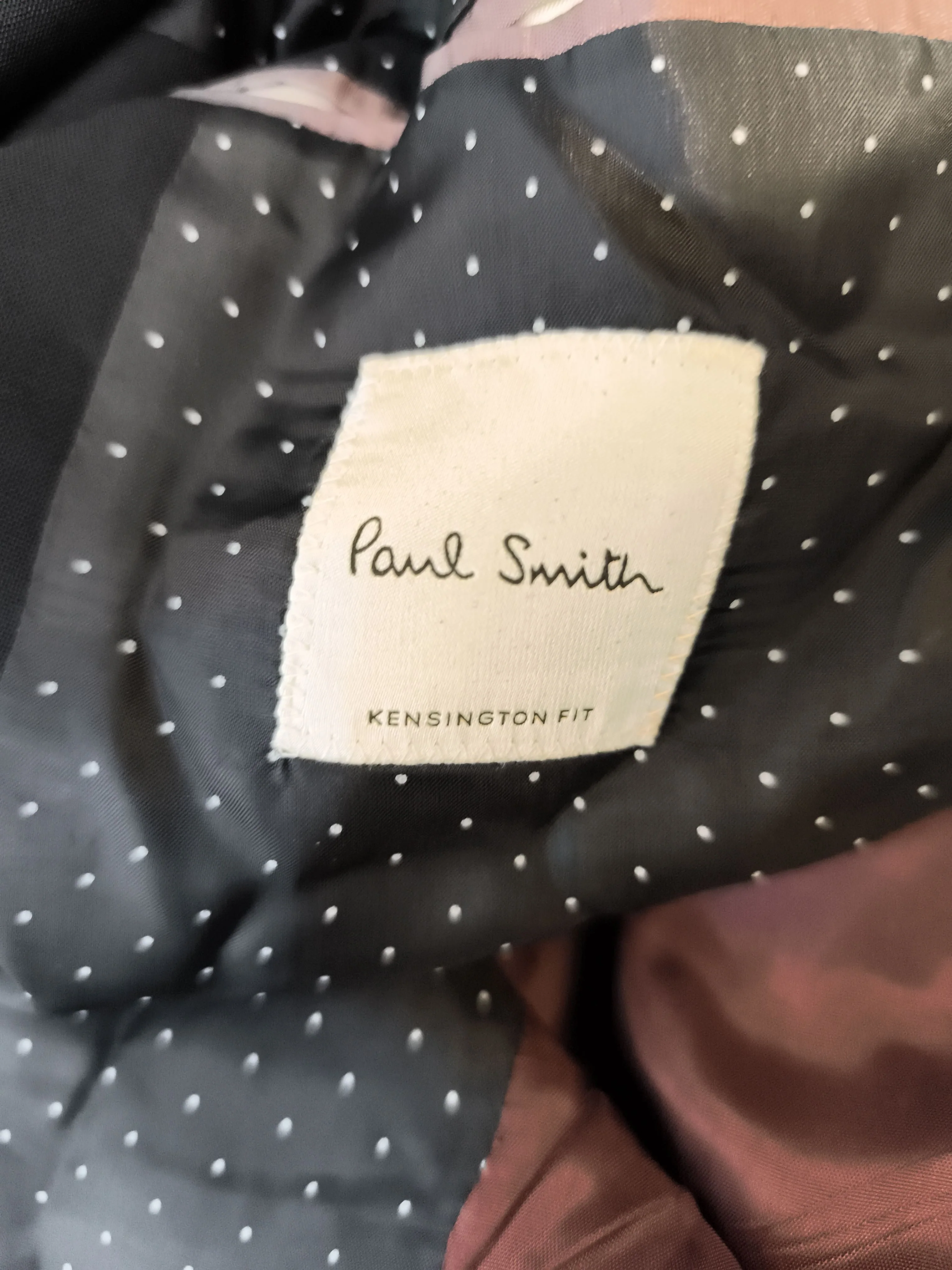 Paul Smith Men's Blazer Chest: 44 in Blue Wool New with tags - Image 5