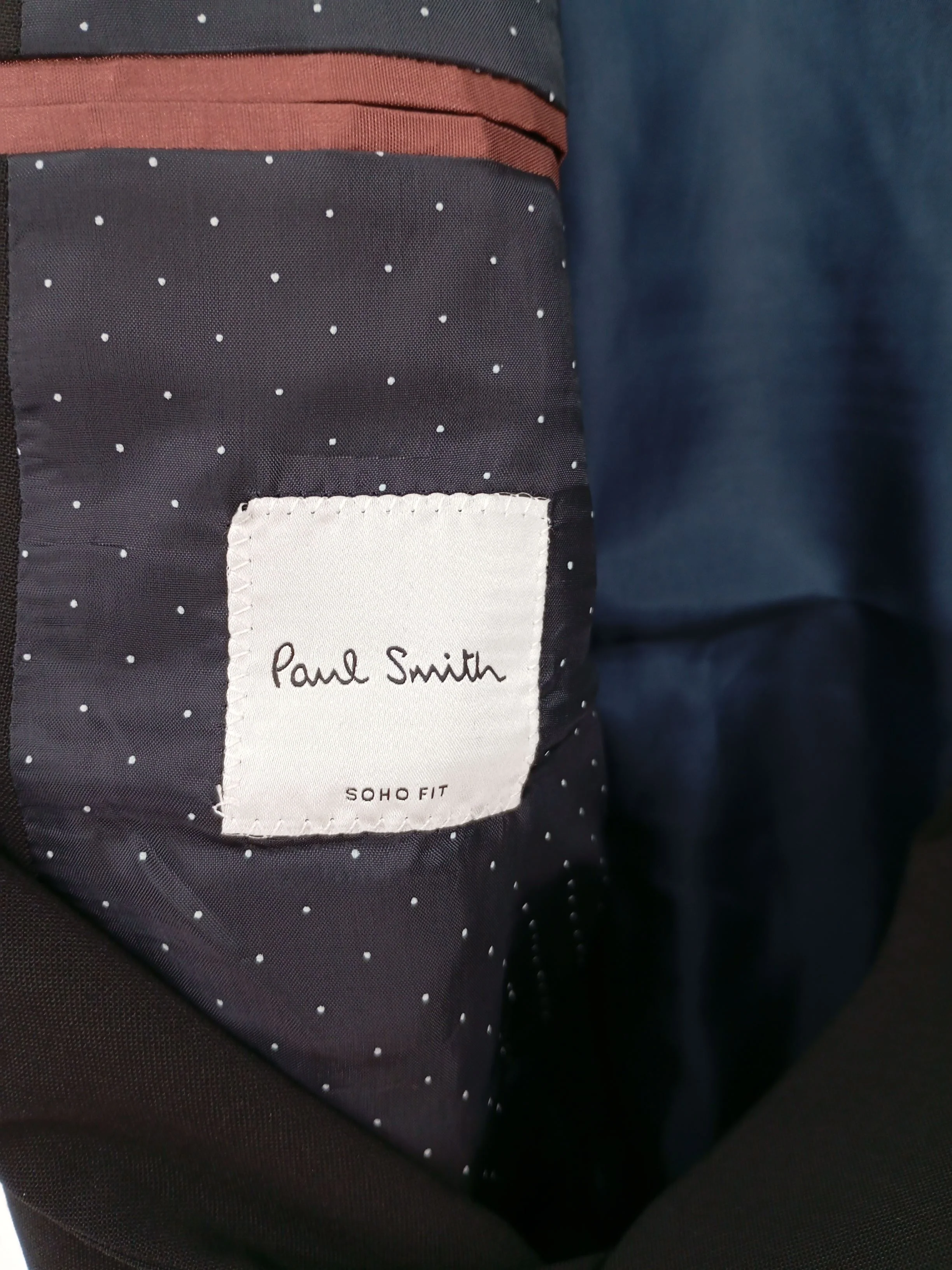Paul Smith Men's Blazer Chest: 44 in Blue Wool New with tags - Image 5