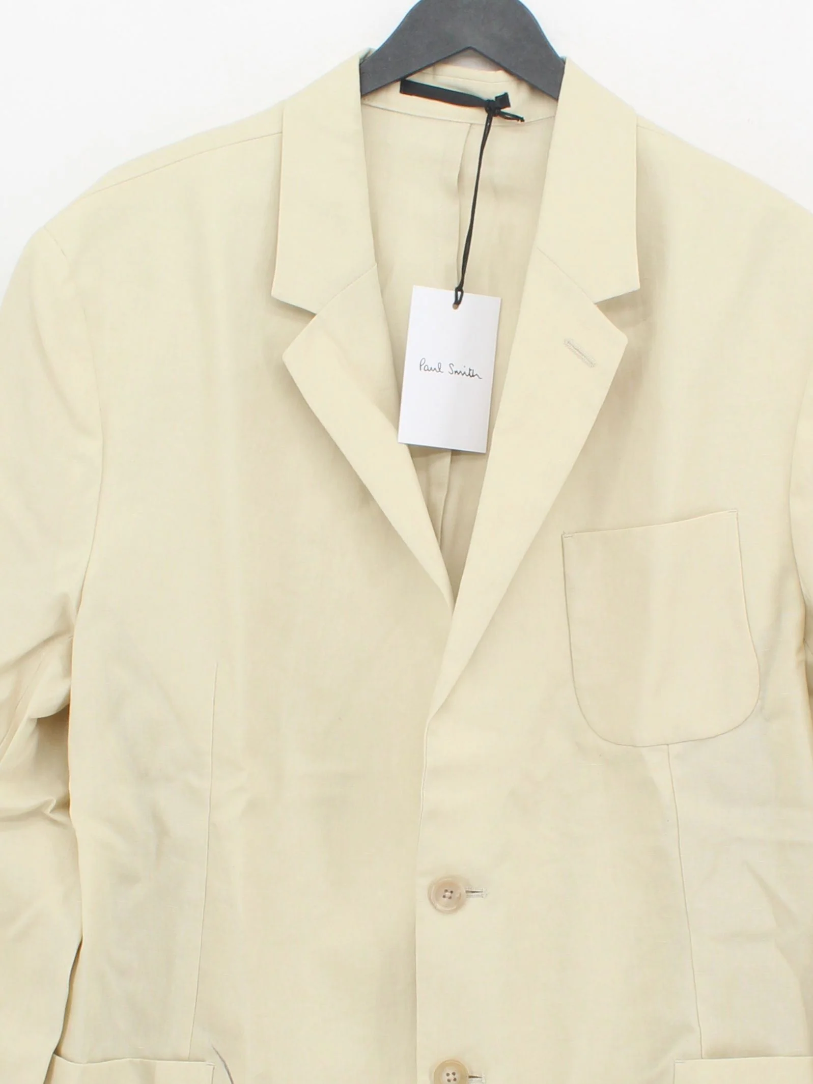 Paul Smith Men's Blazer Chest: 44 in Cream Linen New with tags - Image 3