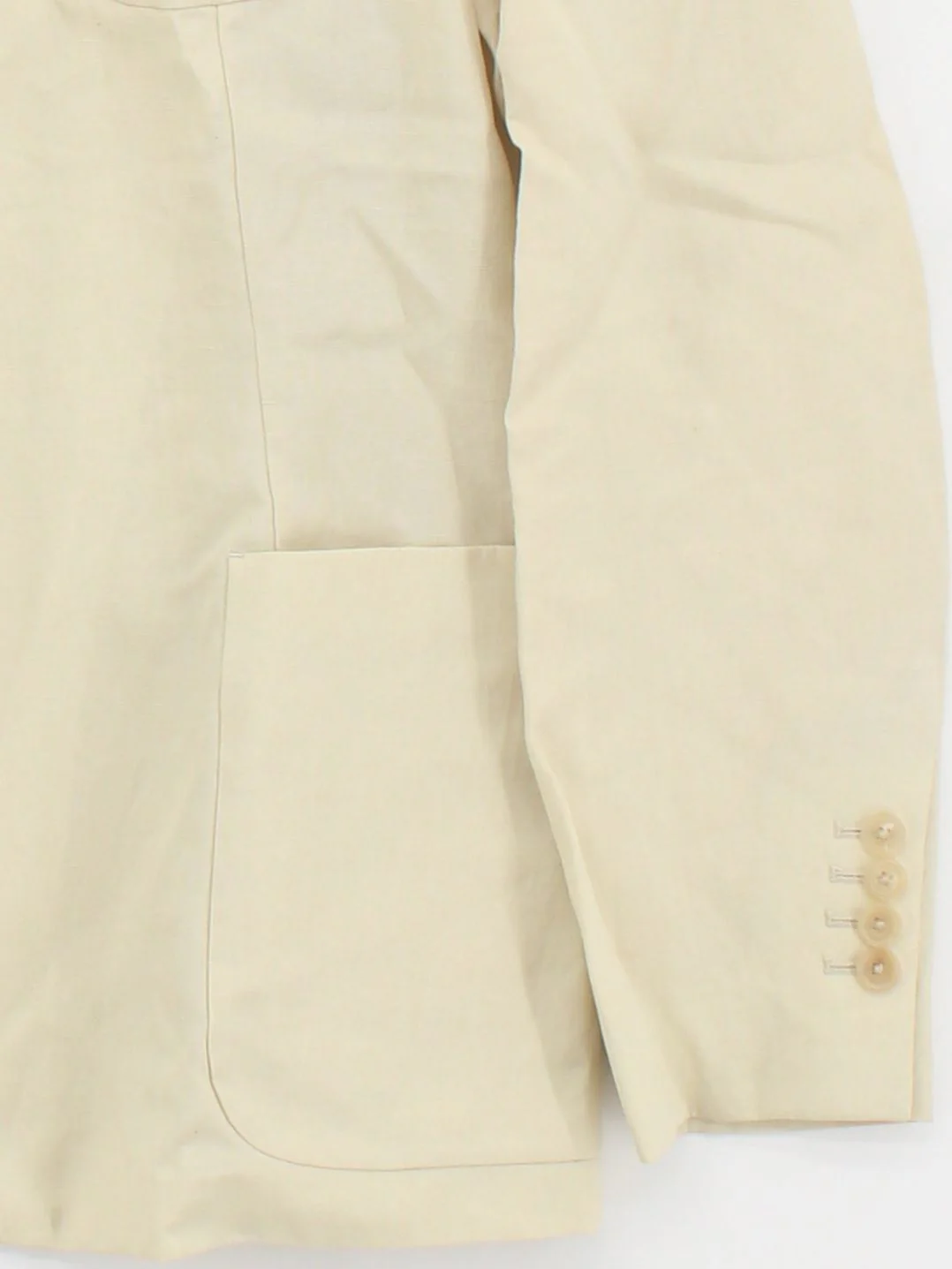 Paul Smith Men's Blazer Chest: 44 in Cream Linen New with tags - Image 4