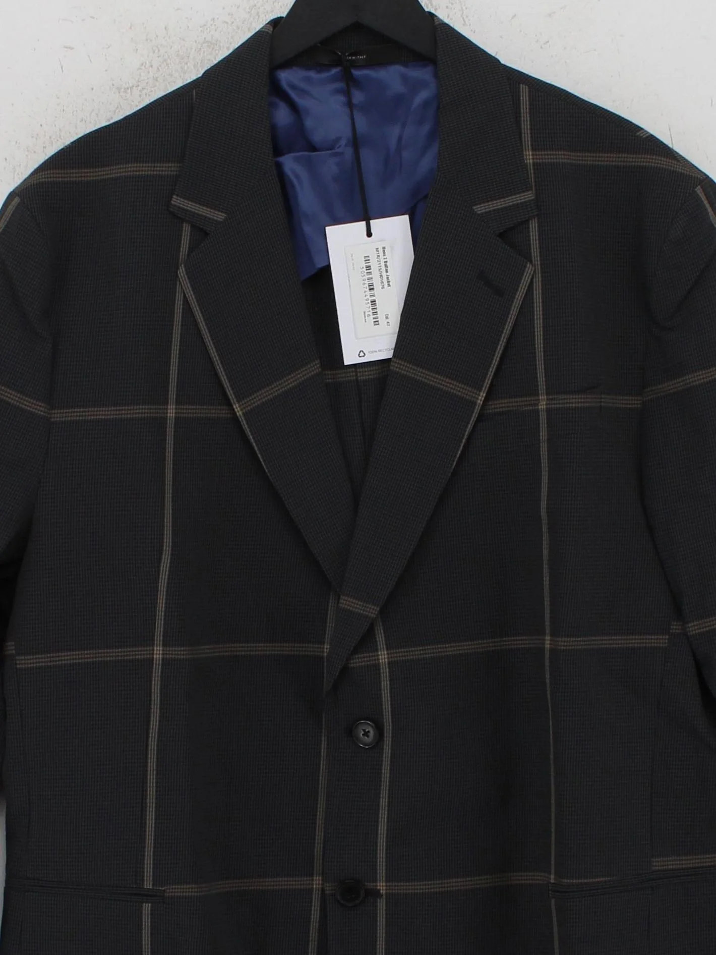 Paul Smith Men's Blazer Chest: 44 in Grey Cotton New with tags - Image 3