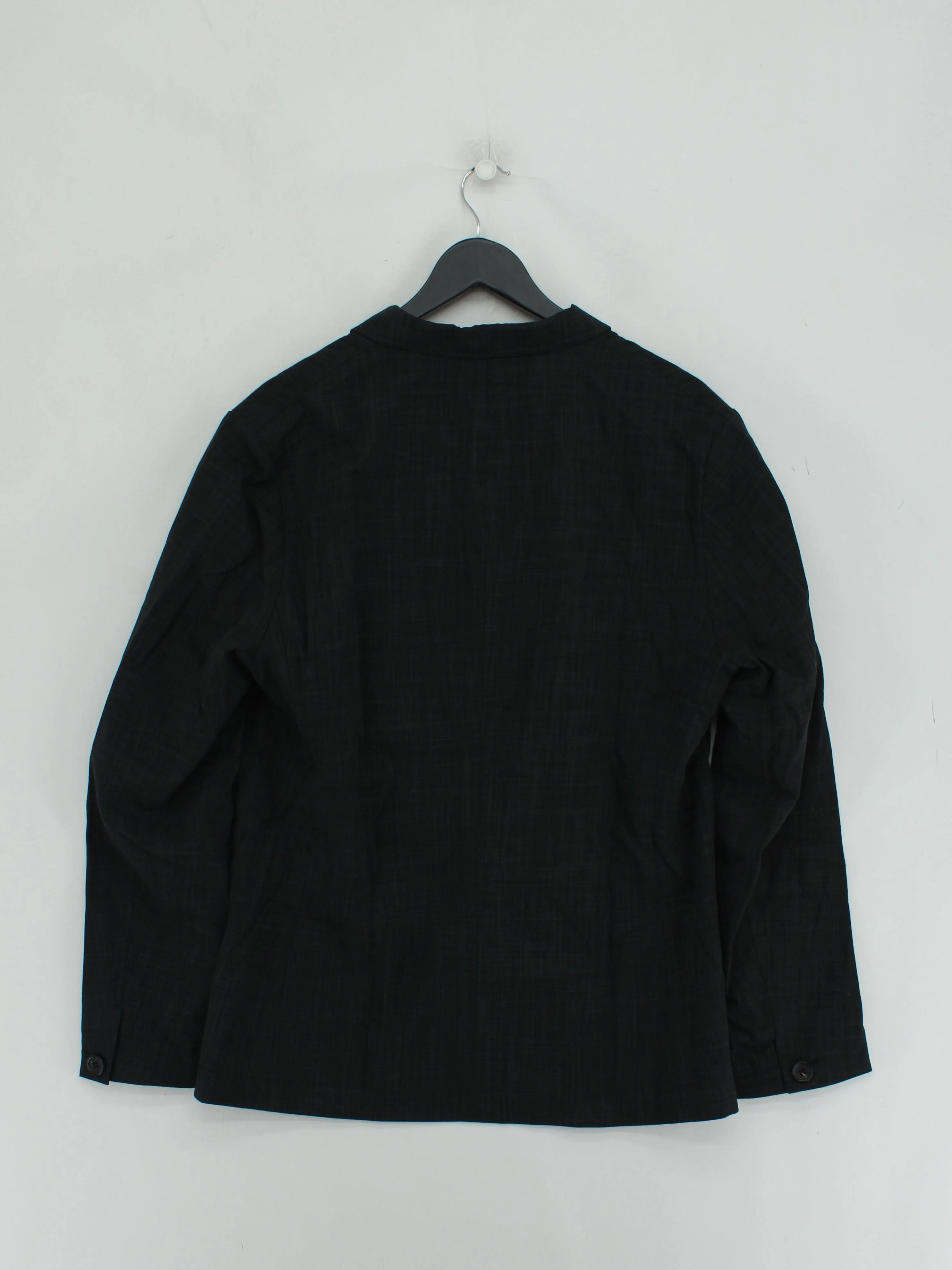 Paul Smith Men's Blazer M Black Checkered 100% Cotton Overcoat New with tags - Image 2