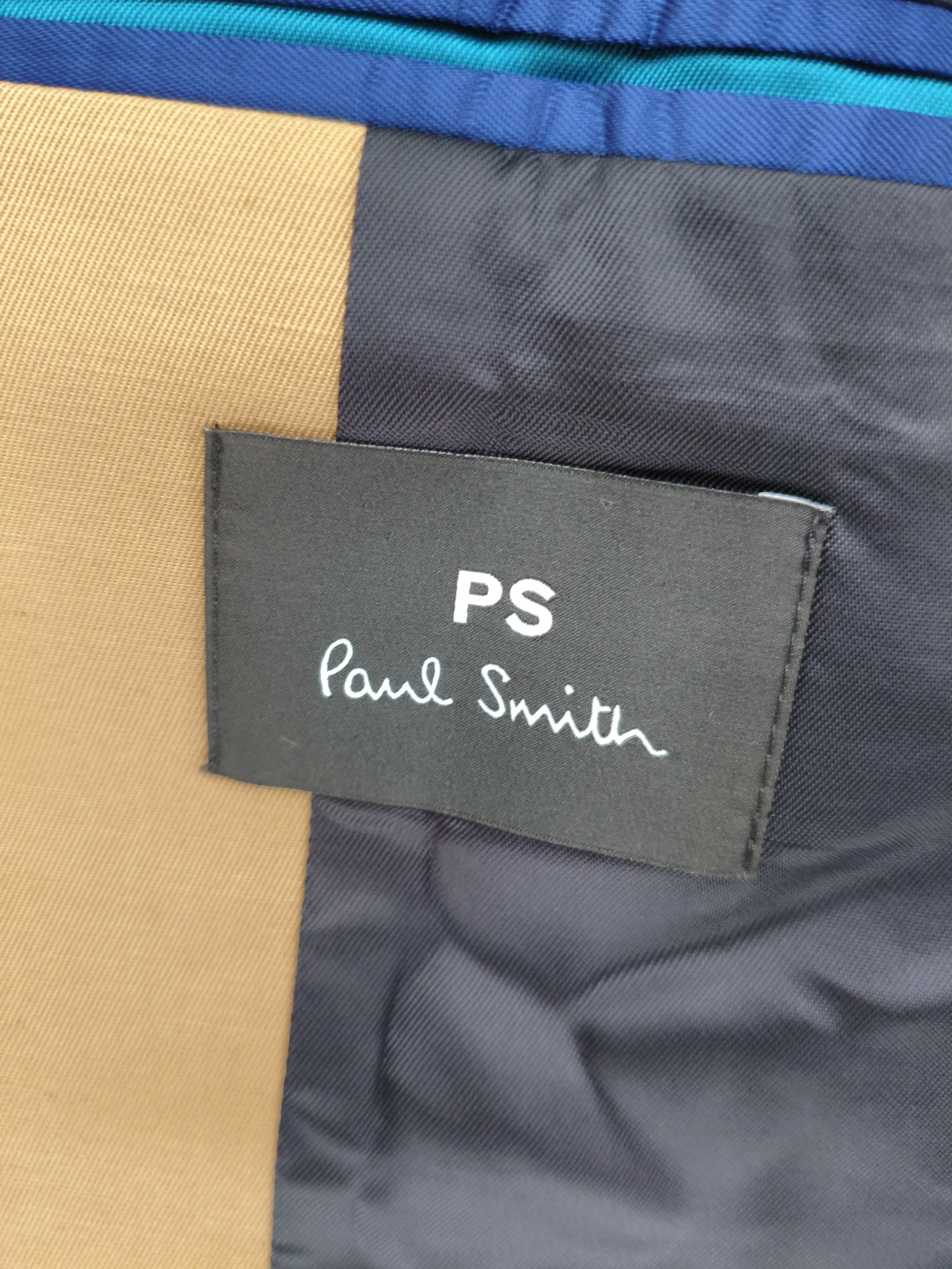 Paul Smith Men's Blazer M Brown Cotton with Linen Overcoat New with tags - Image 5