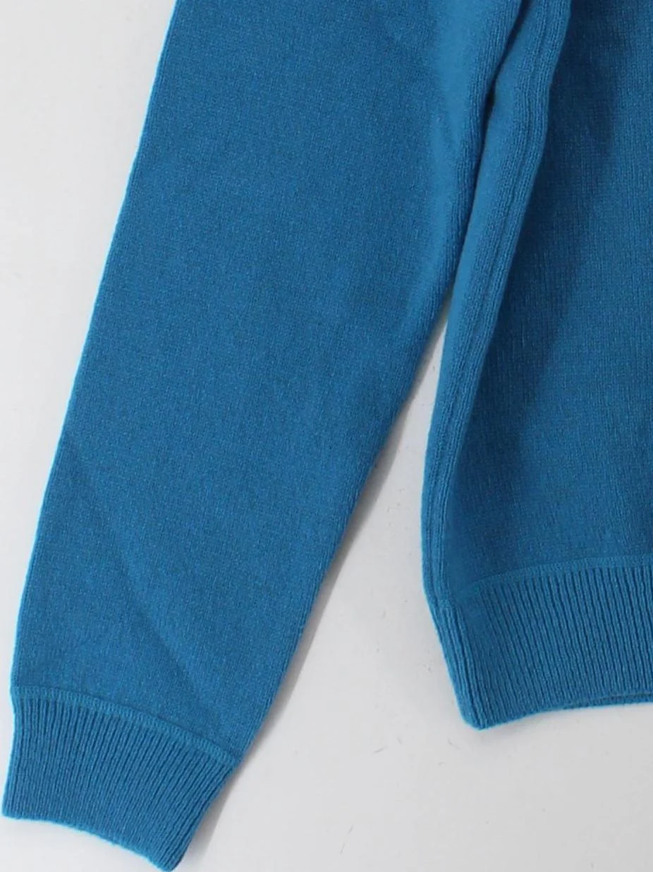Paul Smith Men's Cardigan M Blue 100% Wool V-Neck Cardigan New with tags - Image 4
