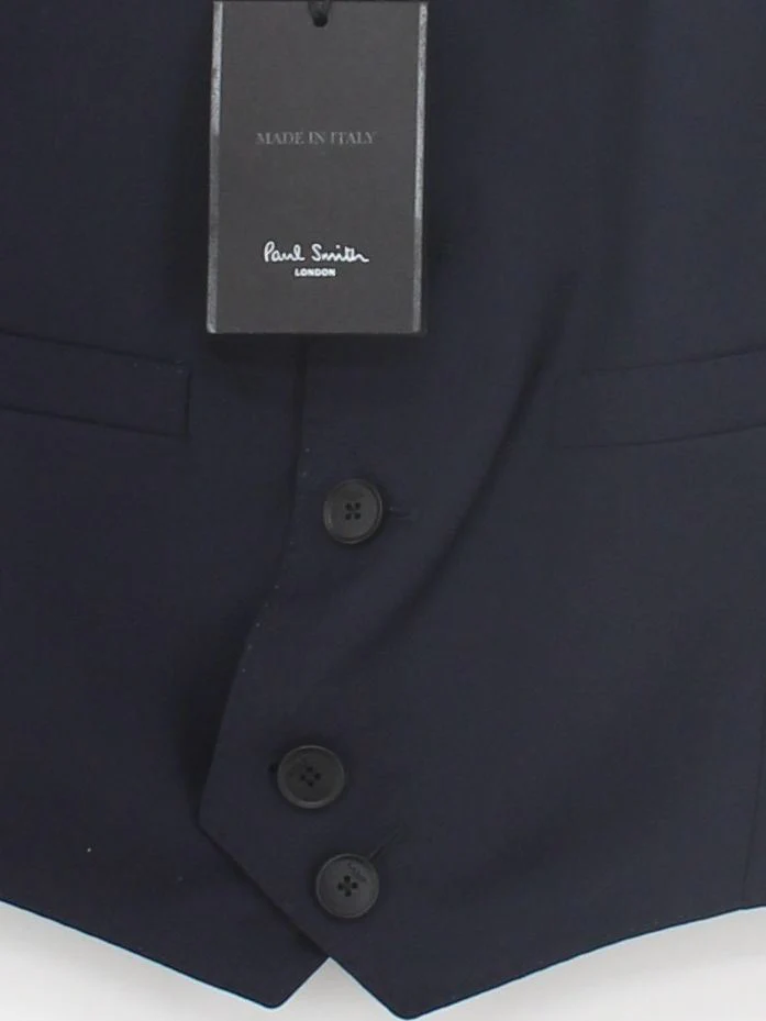 Paul Smith Men's Coat Chest: 36 in Blue Wool New with tags - Image 4