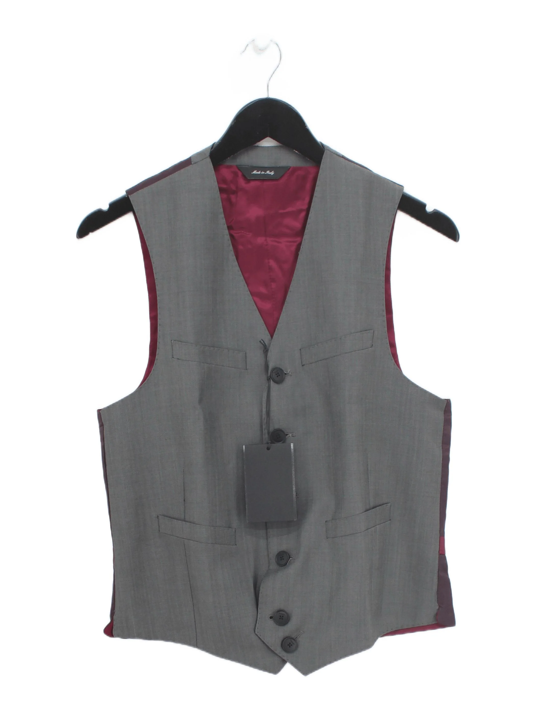Paul Smith Men's Coat Chest: 36 in Grey Wool New with tags