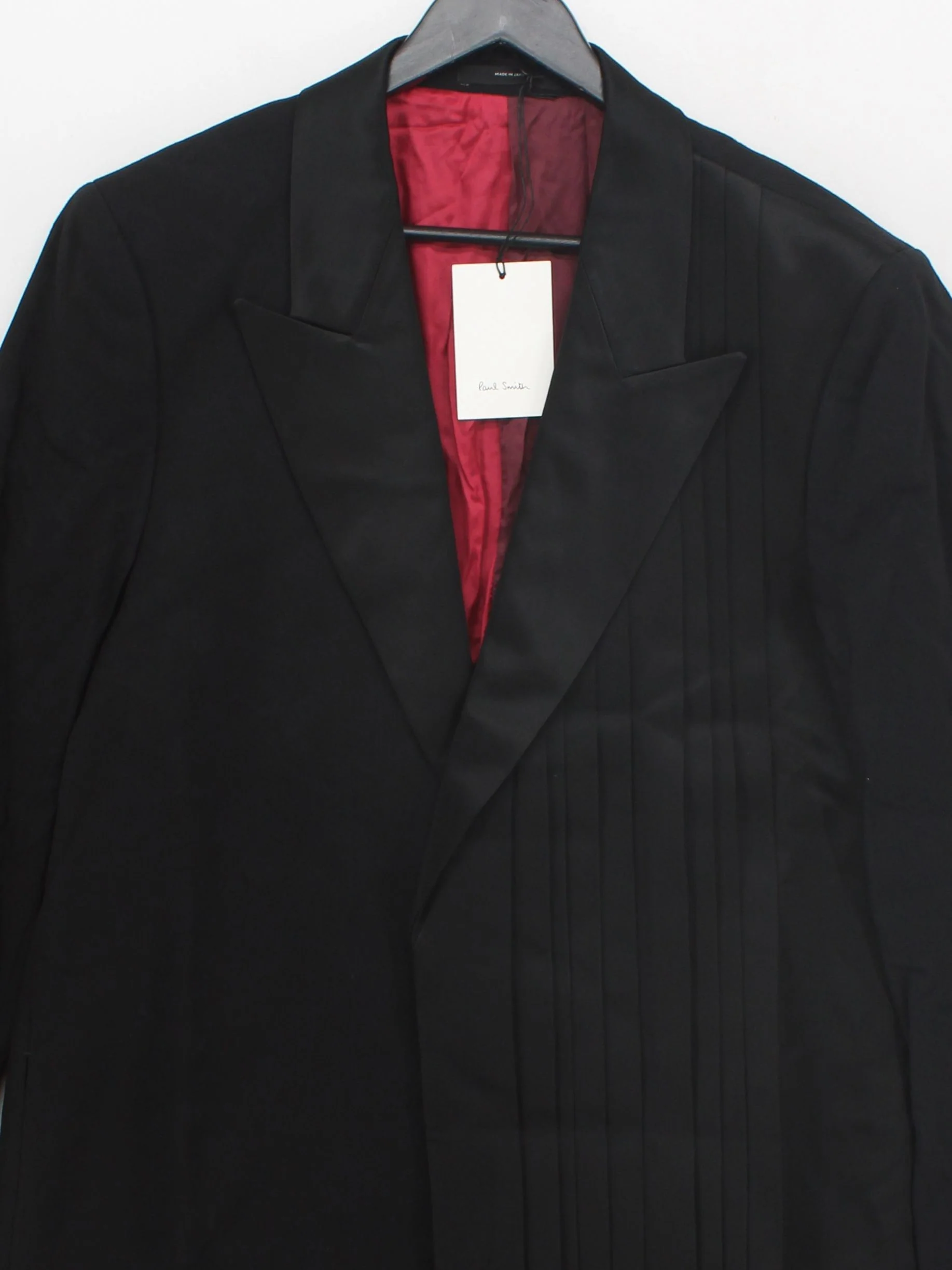 Paul Smith Men's Coat Chest: 38 in Black Viscose New with tags - Image 3