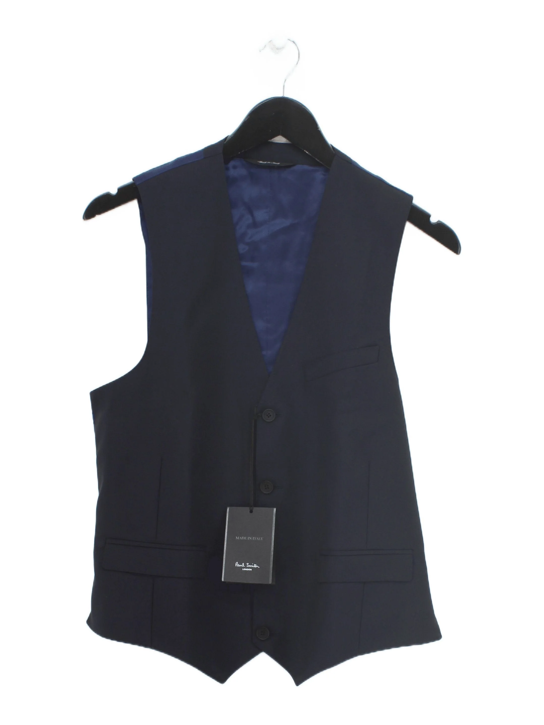 Paul Smith Men's Coat Chest: 38 in Blue Wool New with tags