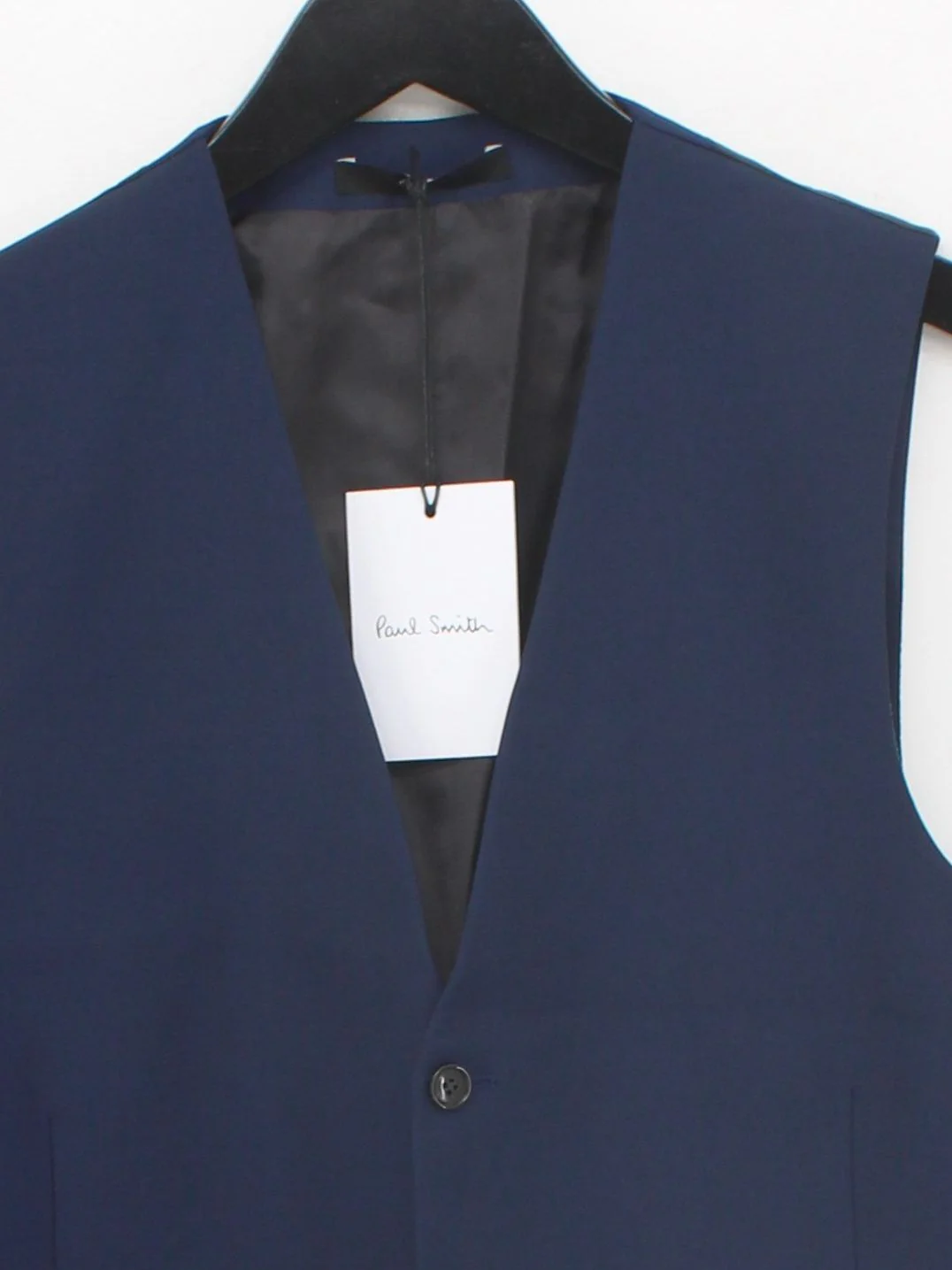 Paul Smith Men's Coat Chest: 38 in Blue Wool with Mohair Overcoat New with tags - Image 3