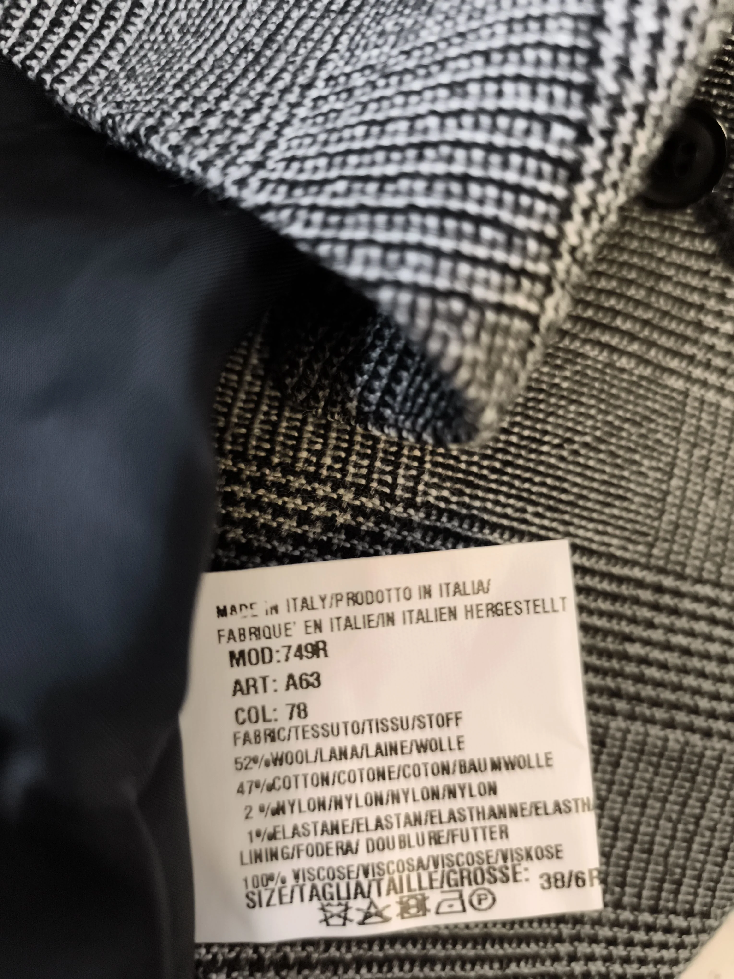 Paul Smith Men's Coat Chest: 38 in Grey Wool New with tags - Image 6