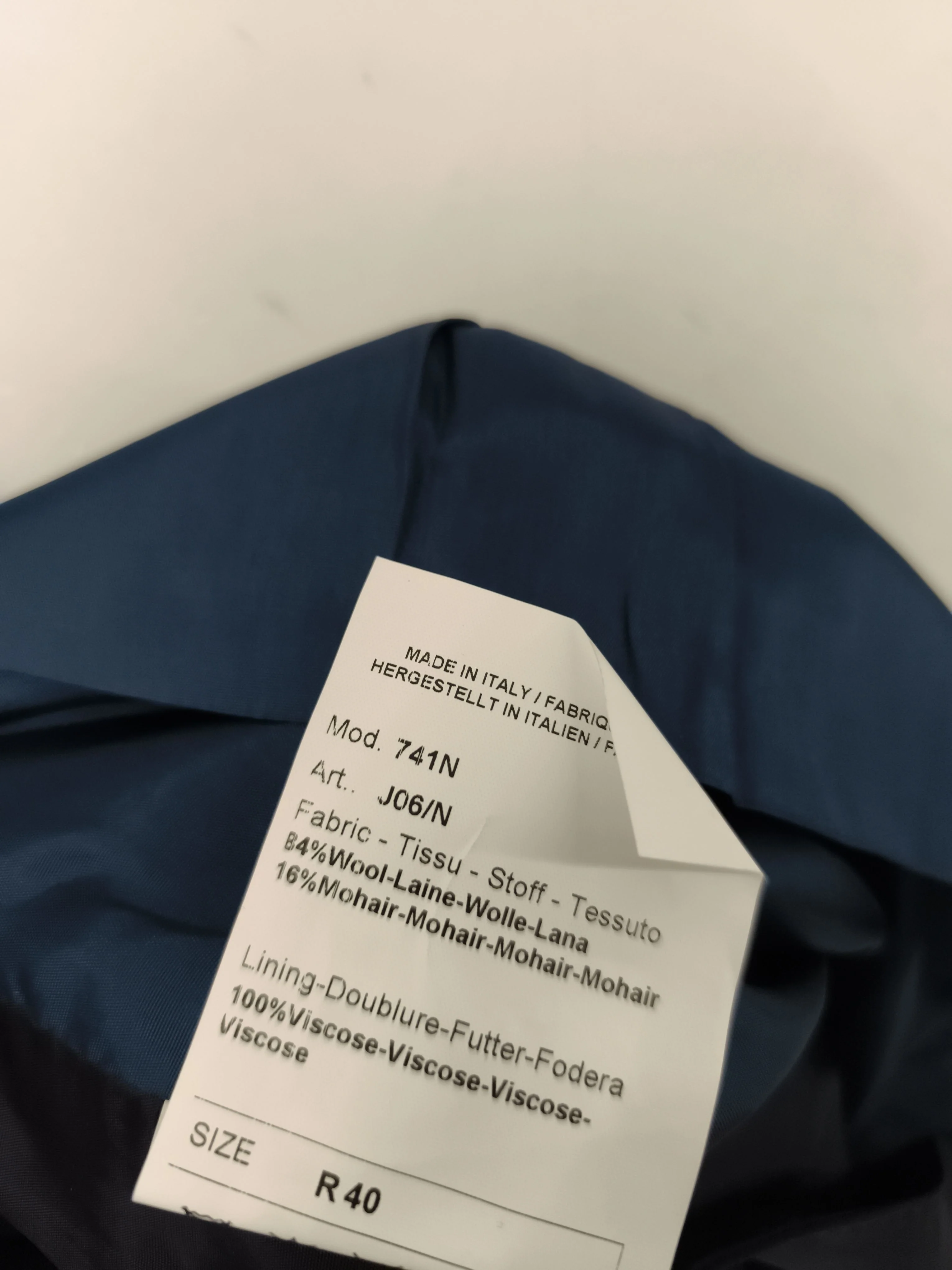 Paul Smith Men's Coat Chest: 40 in Blue Wool New with tags - Image 6