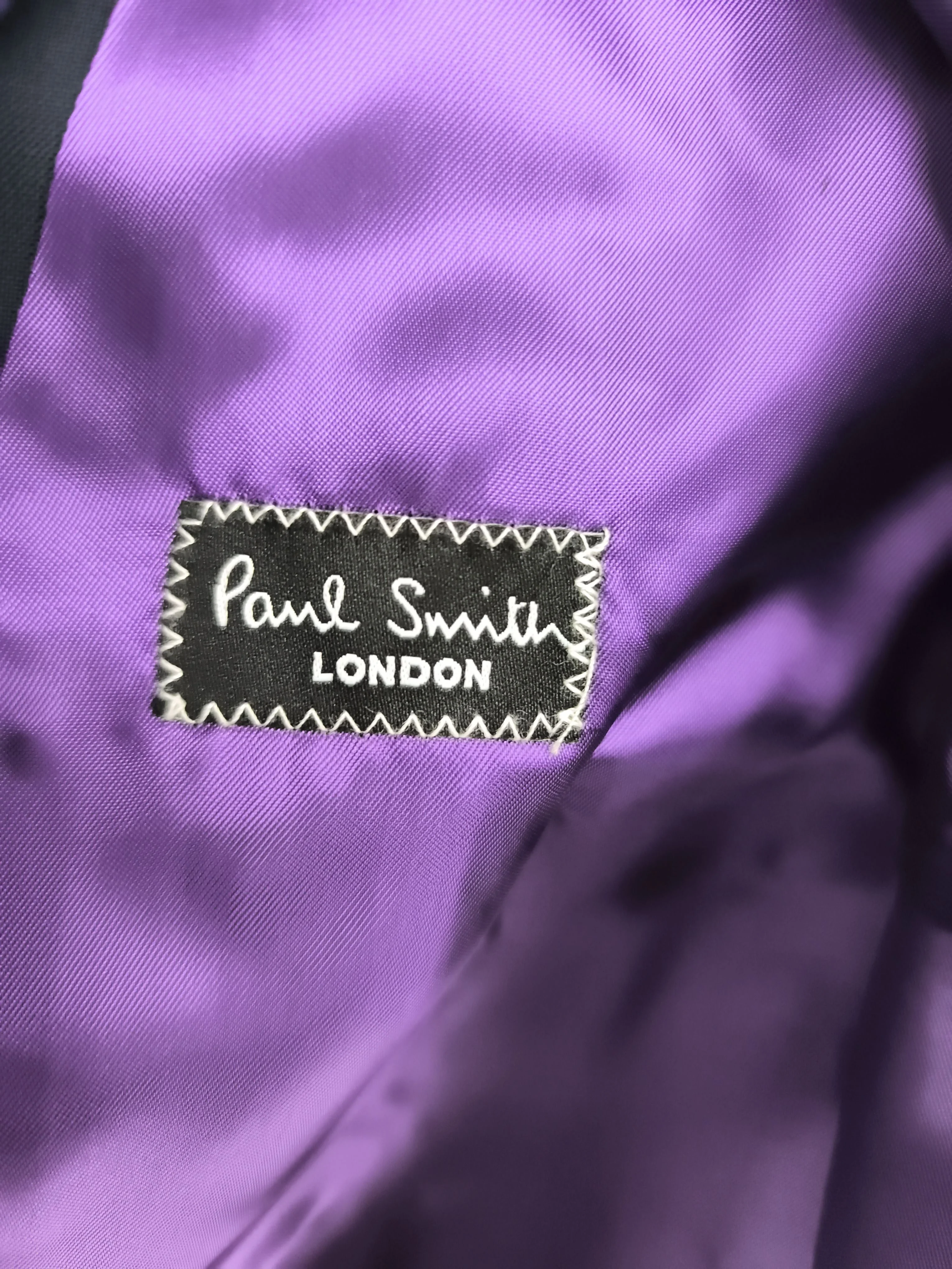Paul Smith Men's Coat Chest: 40 in Blue Wool with Mohair Overcoat New with tags - Image 5