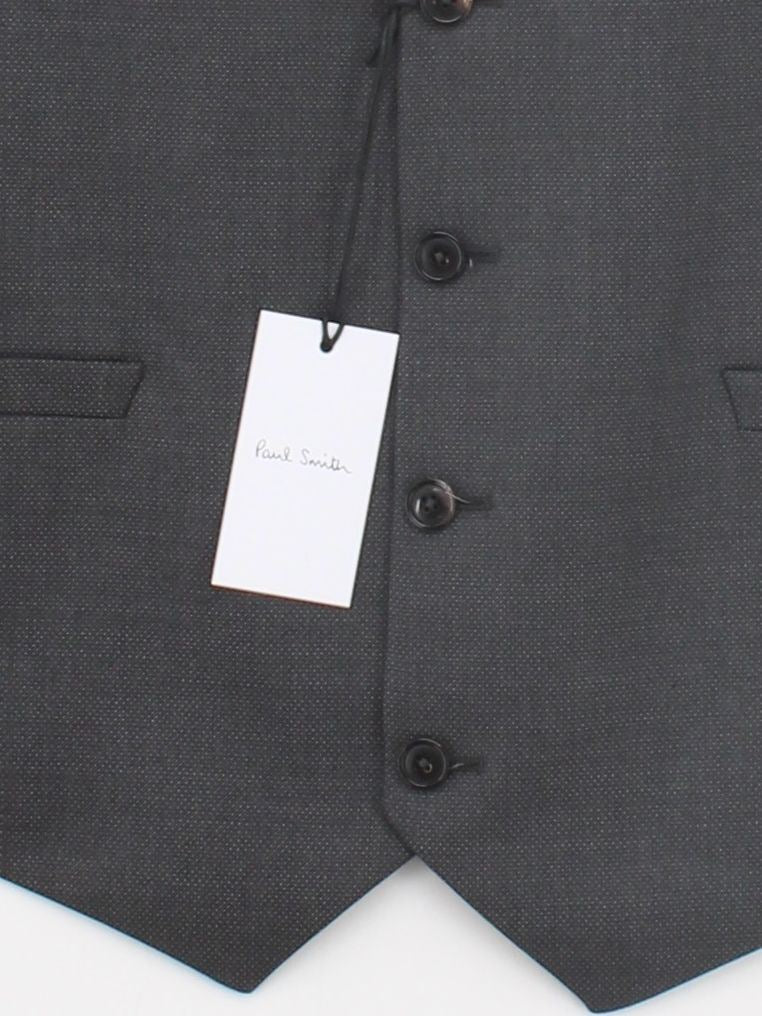 Paul Smith Men's Coat Chest: 40 in Grey 100% Viscose Overcoat New with tags - Image 4