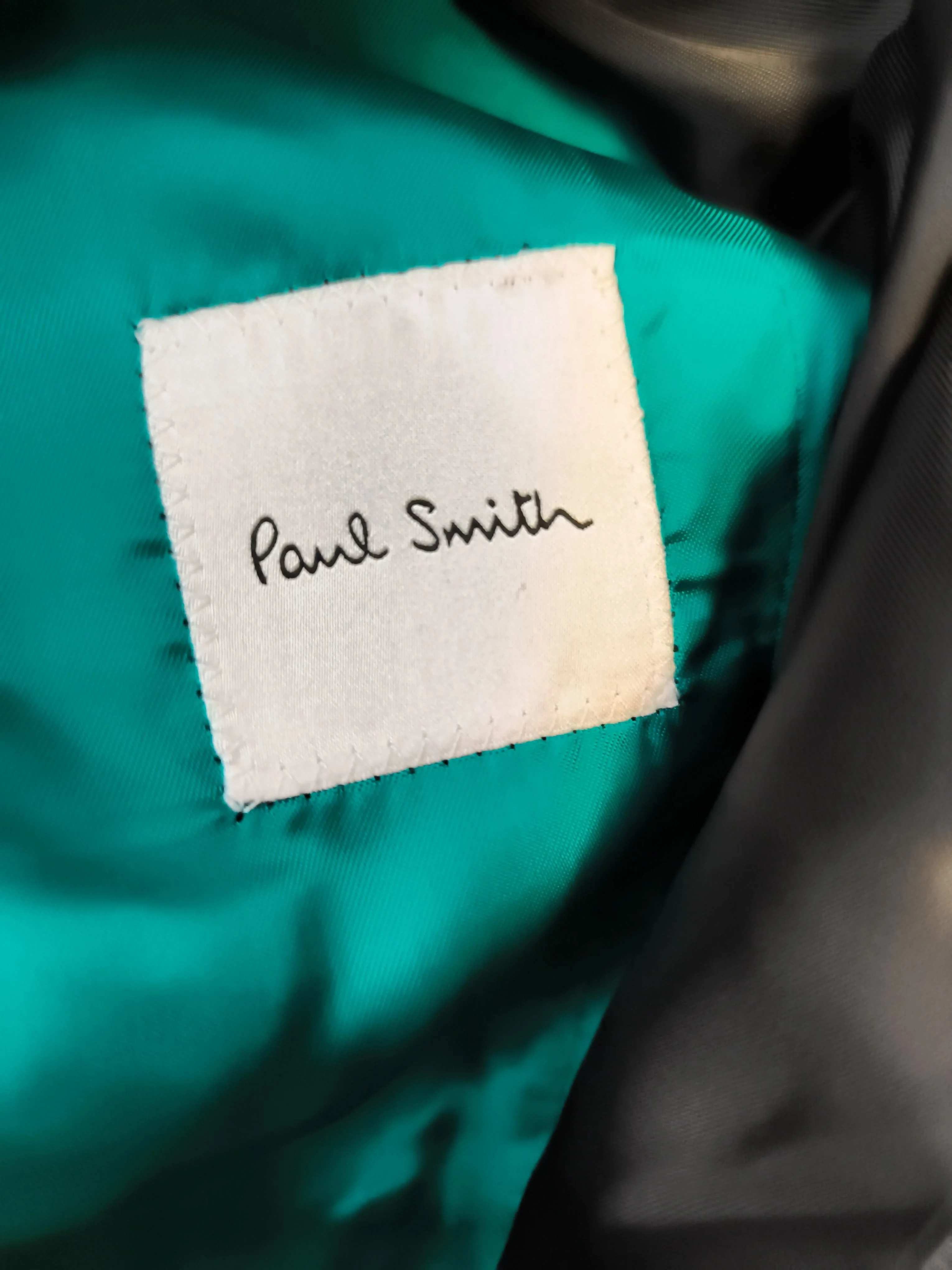 Paul Smith Men's Coat Chest: 40 in Grey 100% Viscose Overcoat New with tags - Image 5