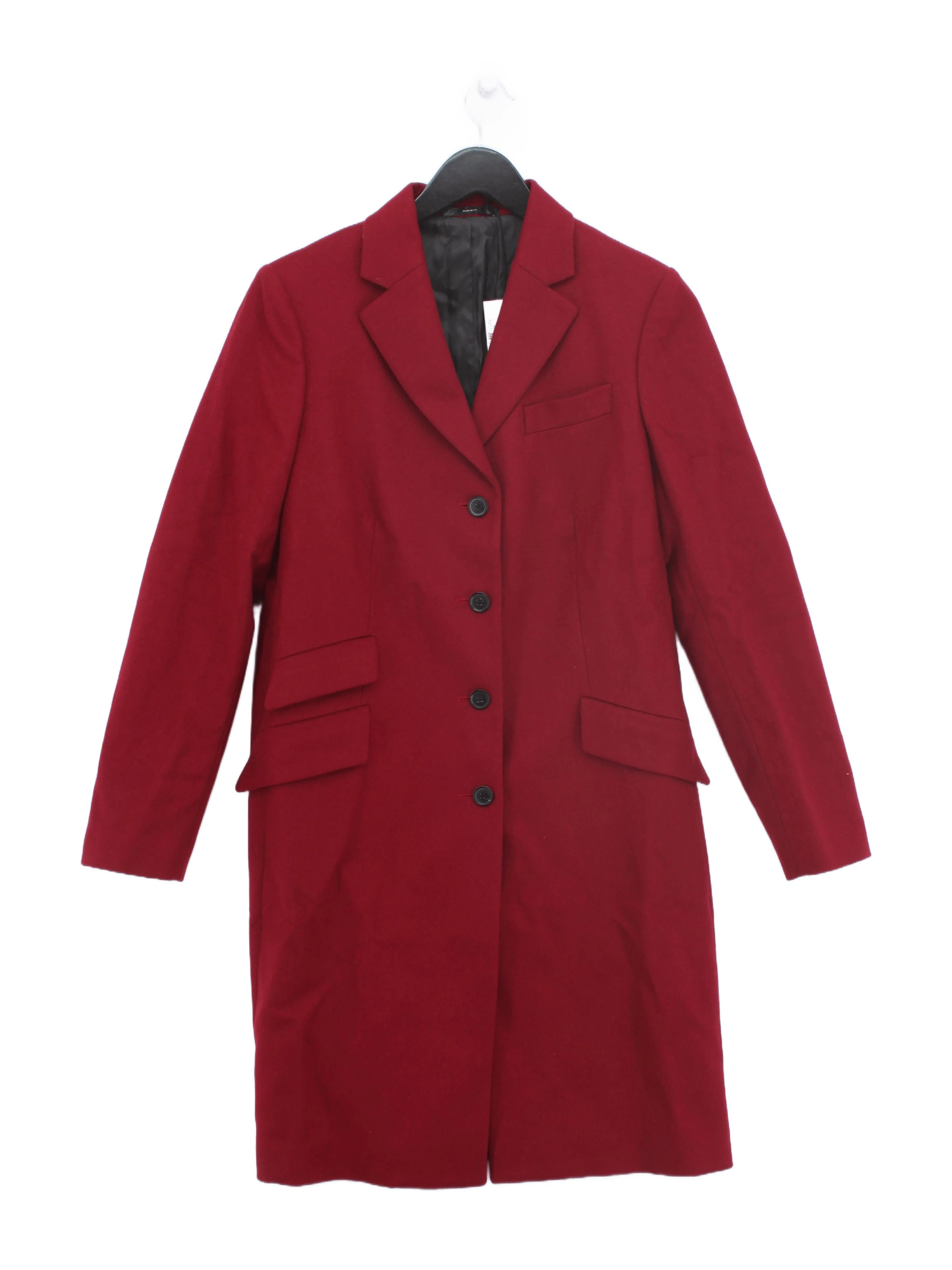 Paul Smith Men's Coat Chest: 40 in Red Wool with Cashmere Overcoat New with tags
