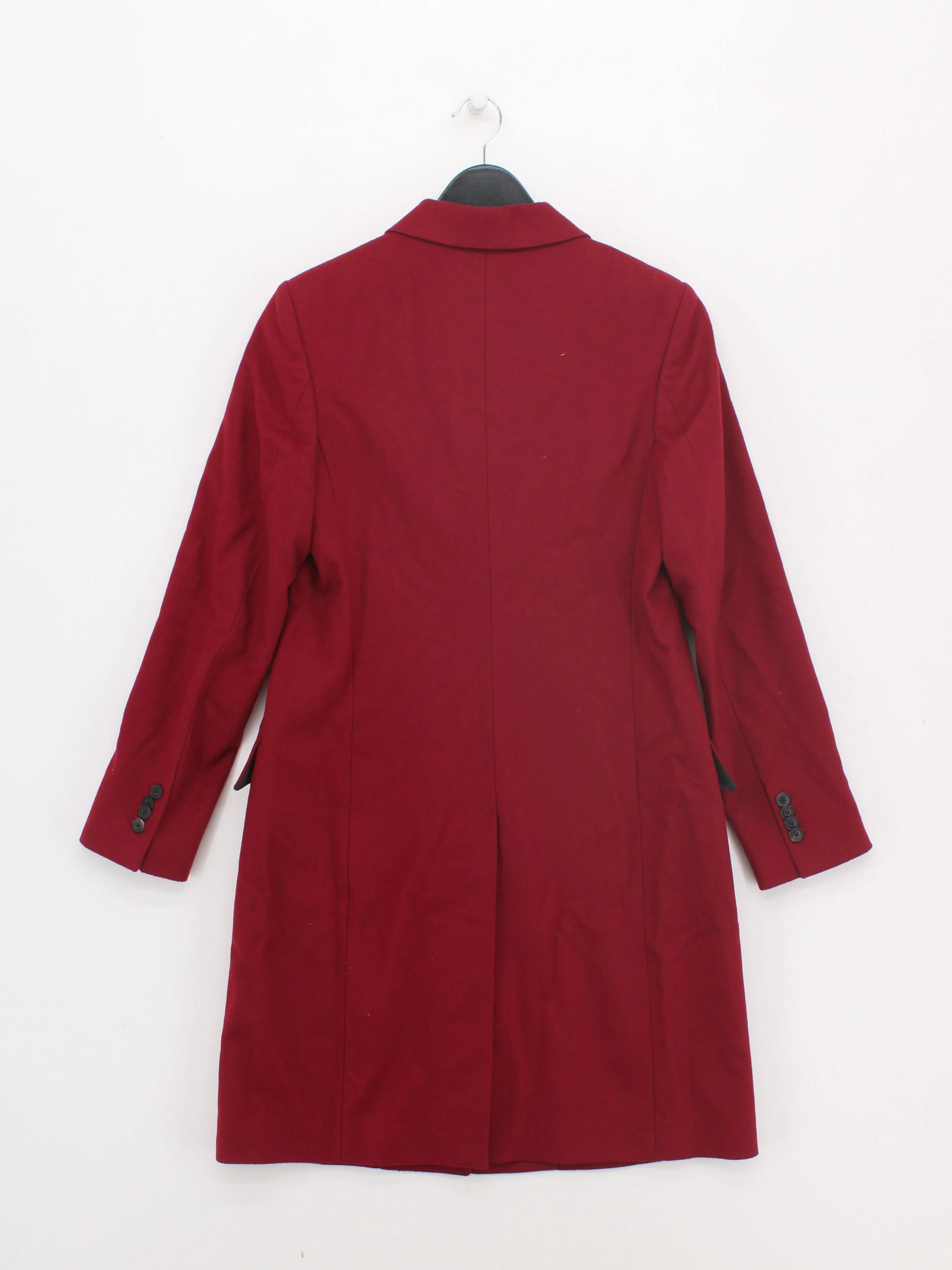 Paul Smith Men's Coat Chest: 40 in Red Wool with Cashmere Overcoat New with tags - Image 2