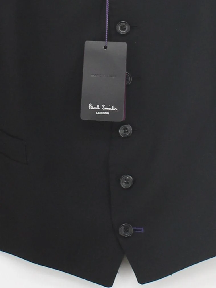 Paul Smith Men's Coat Chest: 42 in Black Wool New with tags - Image 4