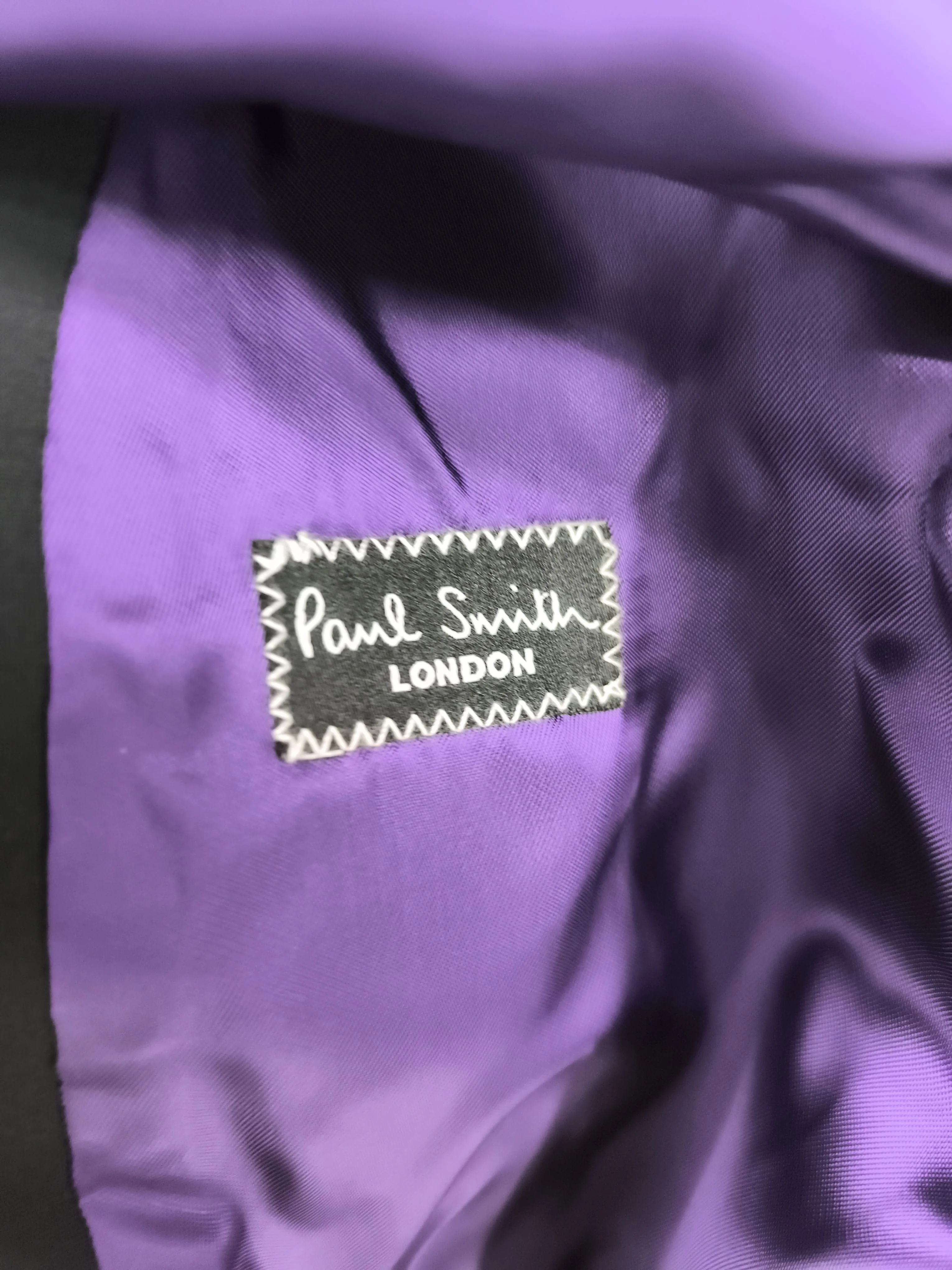 Paul Smith Men's Coat Chest: 42 in Black Wool New with tags - Image 5