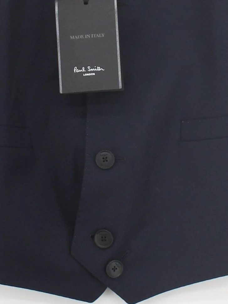 Paul Smith Men's Coat Chest: 42 in Blue Wool with Mohair Overcoat New with tags - Image 4