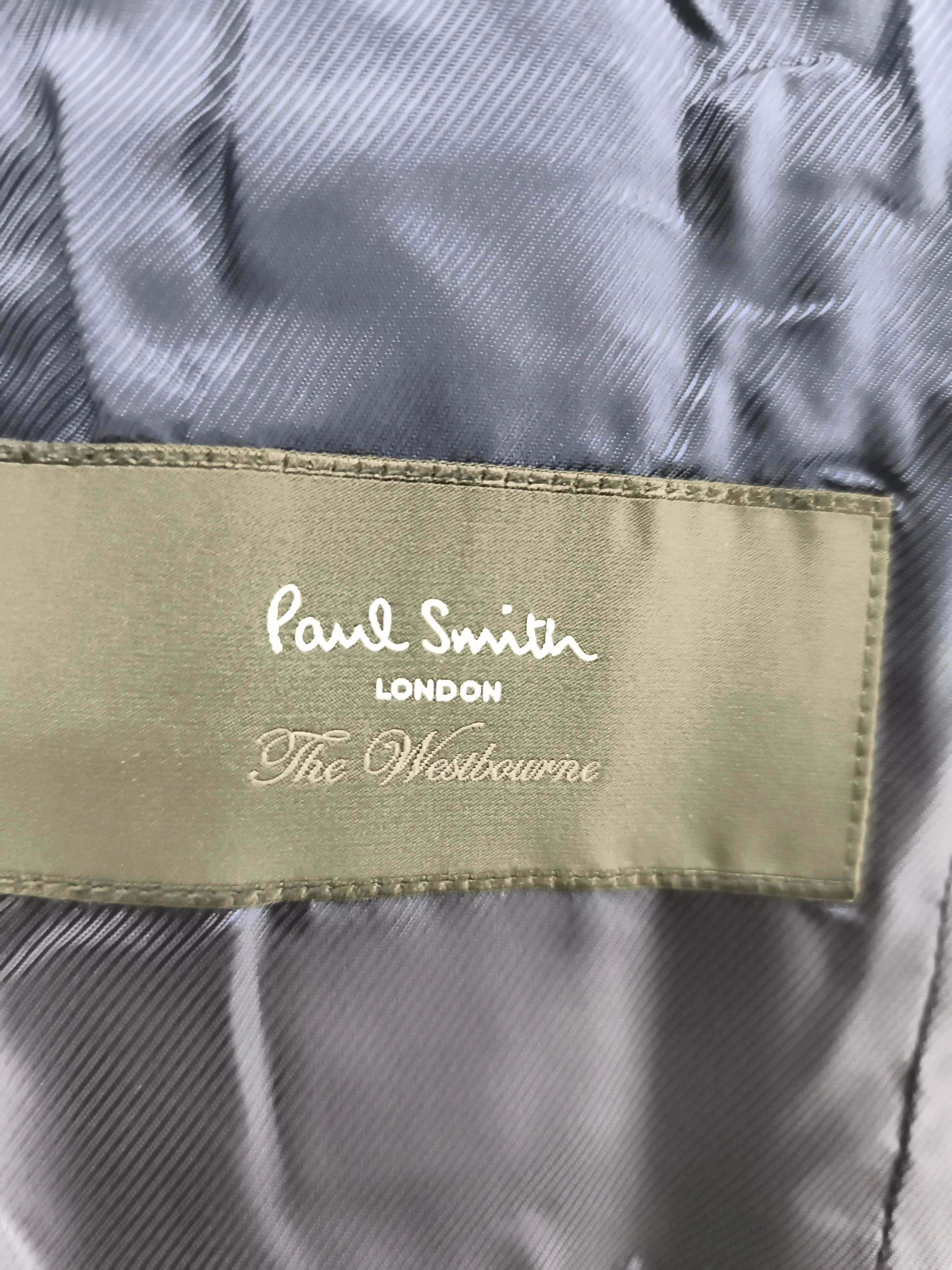 Paul Smith Men's Coat Chest: 42 in Blue Wool with Mohair Overcoat New with tags - Image 5